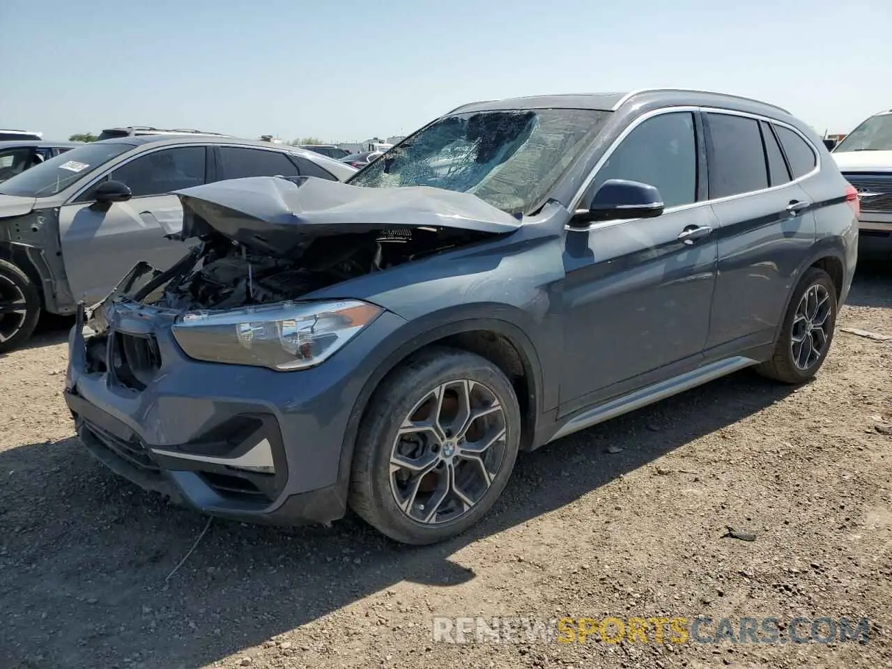 1 Photograph of a damaged car WBXJG7C07L5P30390 BMW X1 2020
