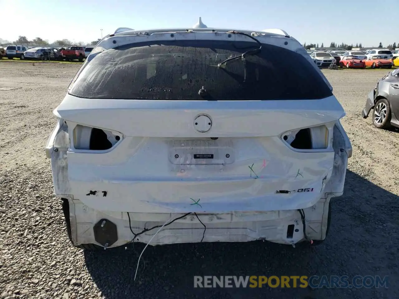 6 Photograph of a damaged car WBXJG7C09L5P28561 BMW X1 2020