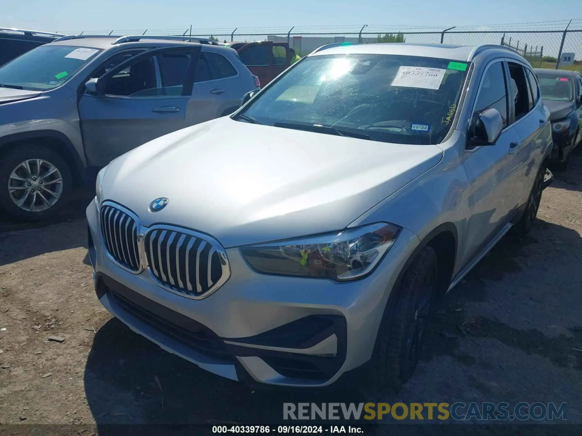 2 Photograph of a damaged car WBXJG7C0XL5R61316 BMW X1 2020