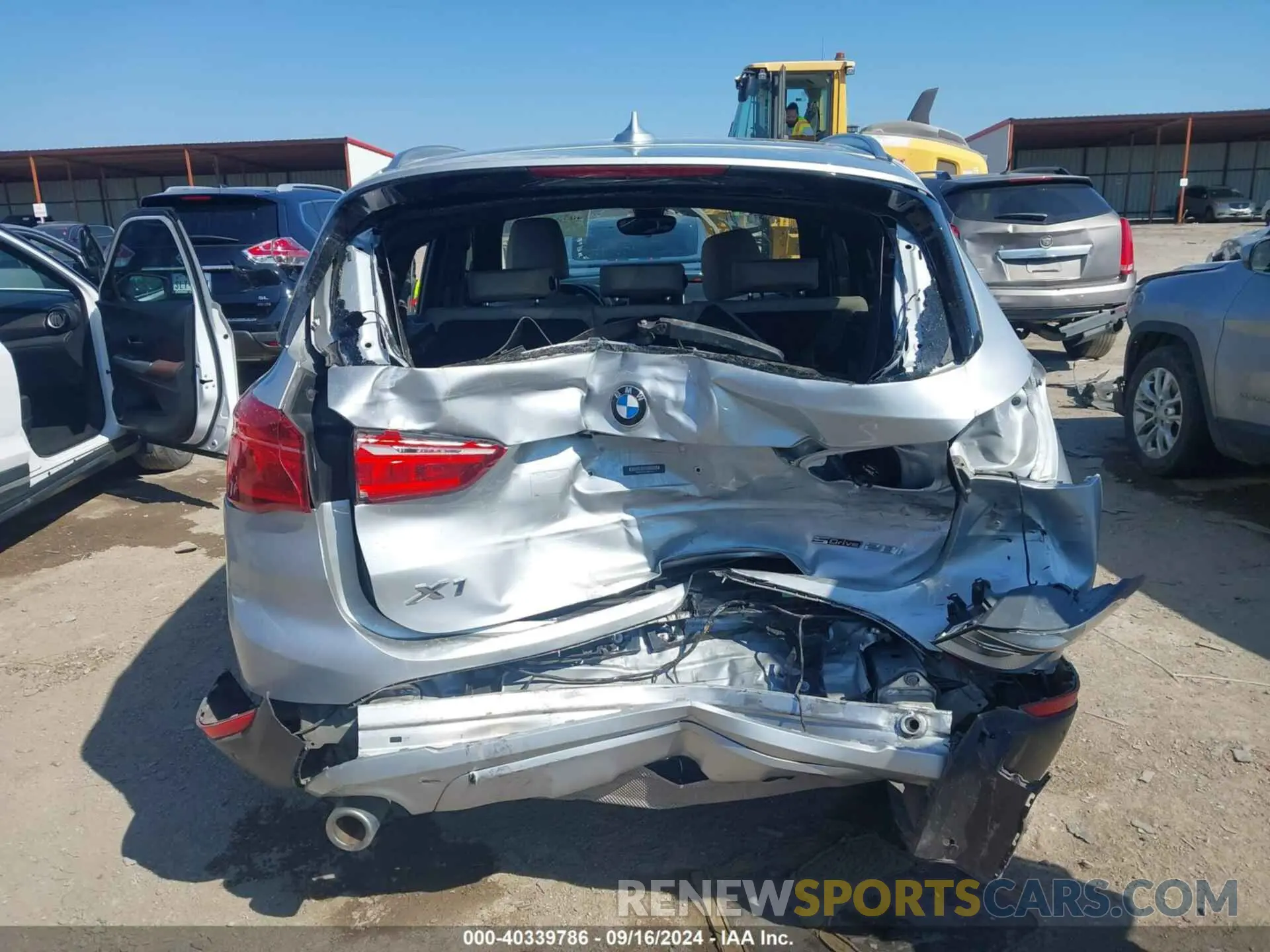 6 Photograph of a damaged car WBXJG7C0XL5R61316 BMW X1 2020