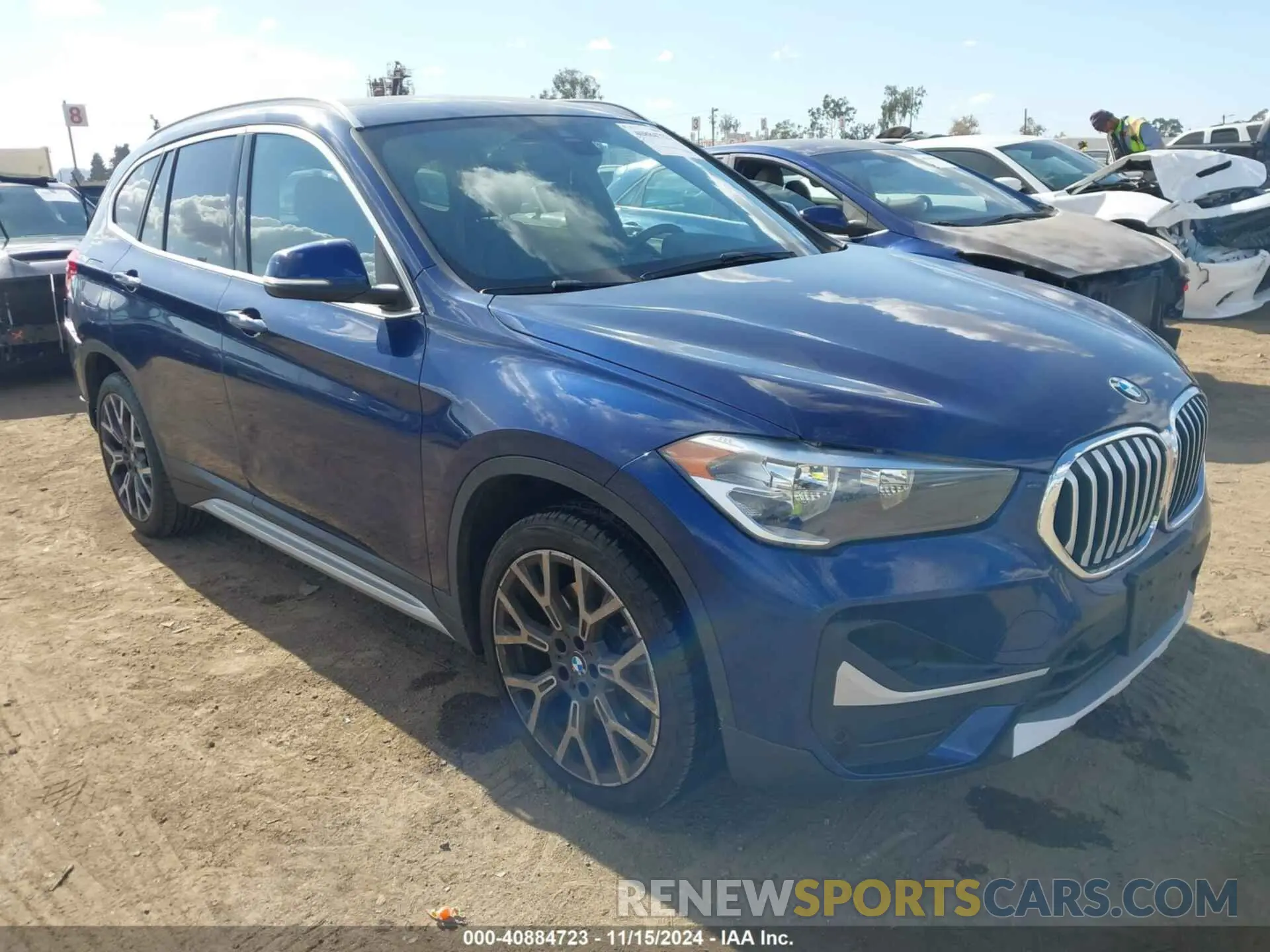 1 Photograph of a damaged car WBXJG7C0XL5R67522 BMW X1 2020