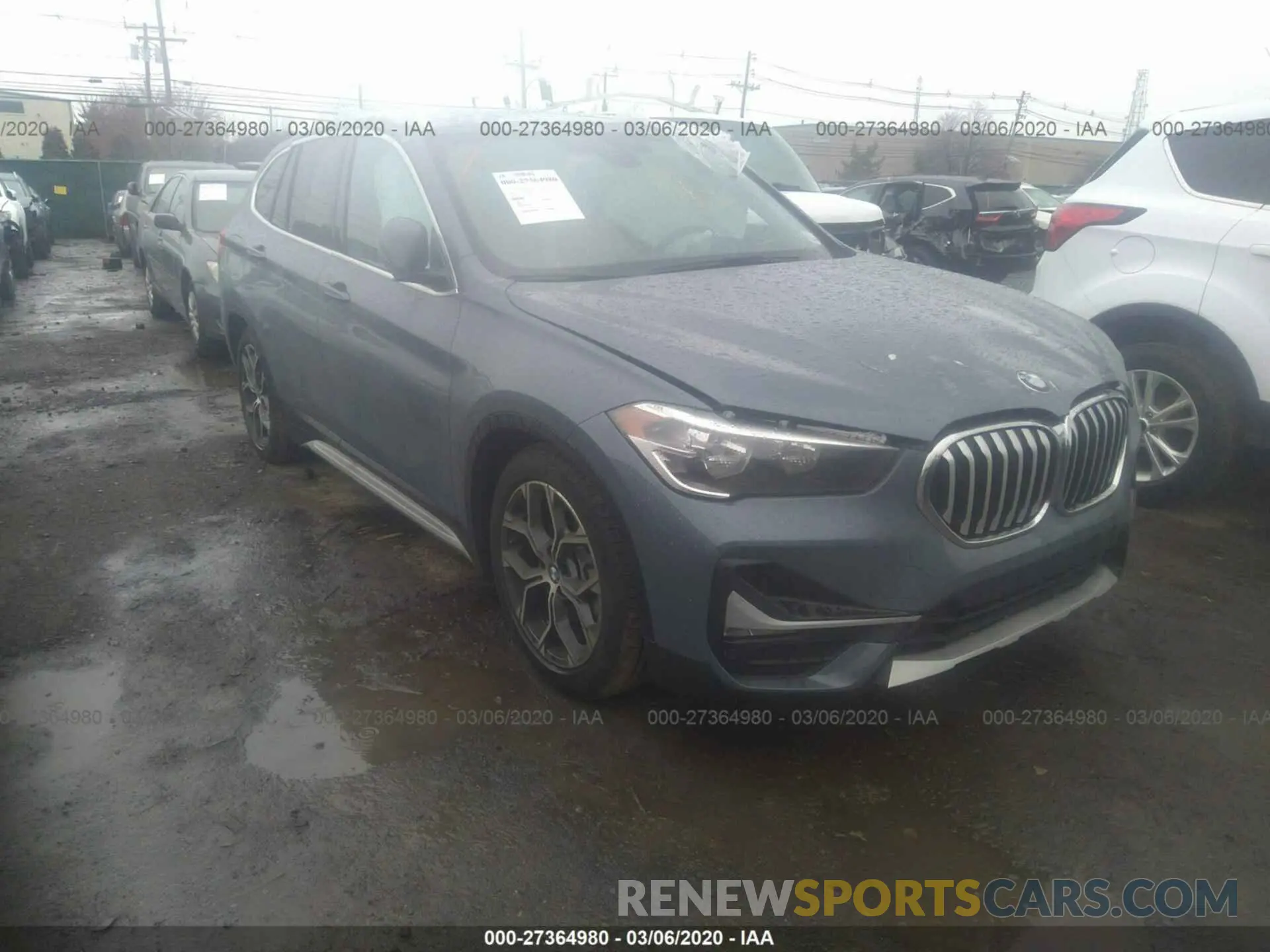 1 Photograph of a damaged car WBXJG9C07L5P46889 BMW X1 2020