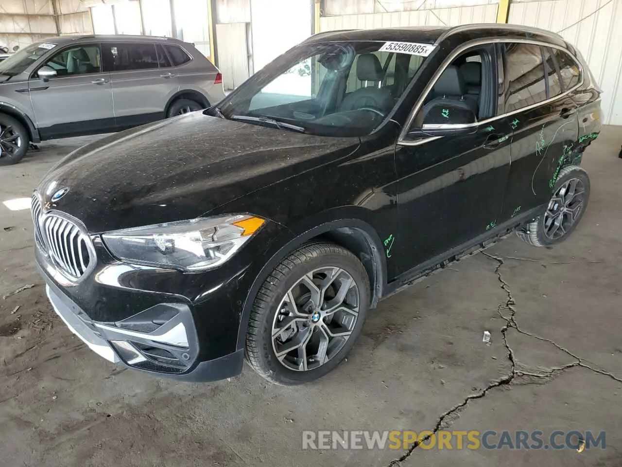 1 Фотография поврежденного автомобиля WBXJG9C07L5R69479 BMW X1 2020