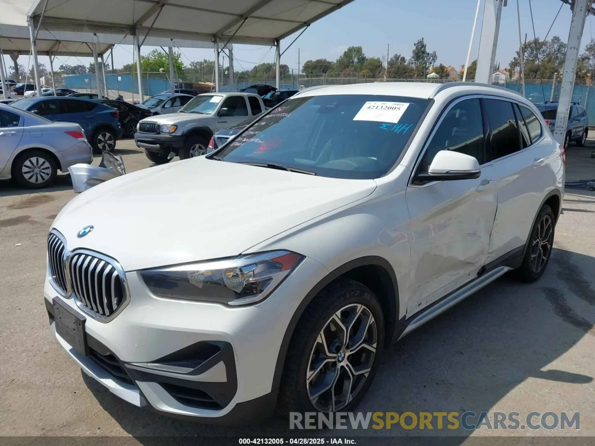 2 Photograph of a damaged car WBXJG7C01M3M73496 BMW X1 2021