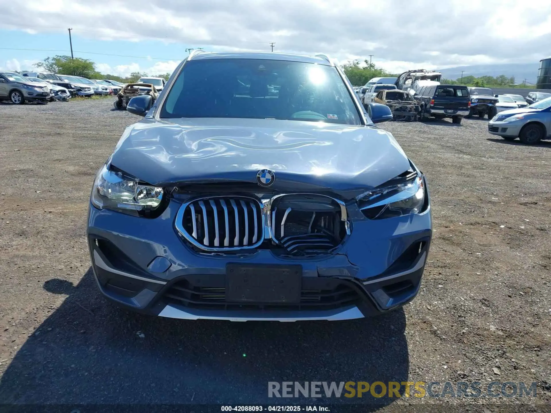 6 Фотография поврежденного автомобиля WBXJG7C01M5S66837 BMW X1 2021