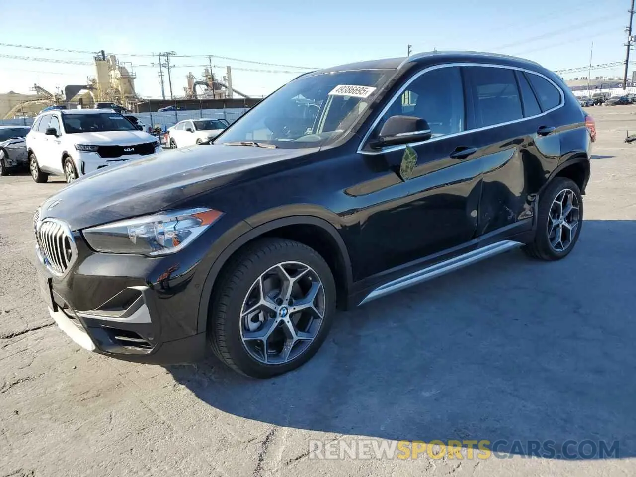 1 Photograph of a damaged car WBXJG7C03M5T10112 BMW X1 2021