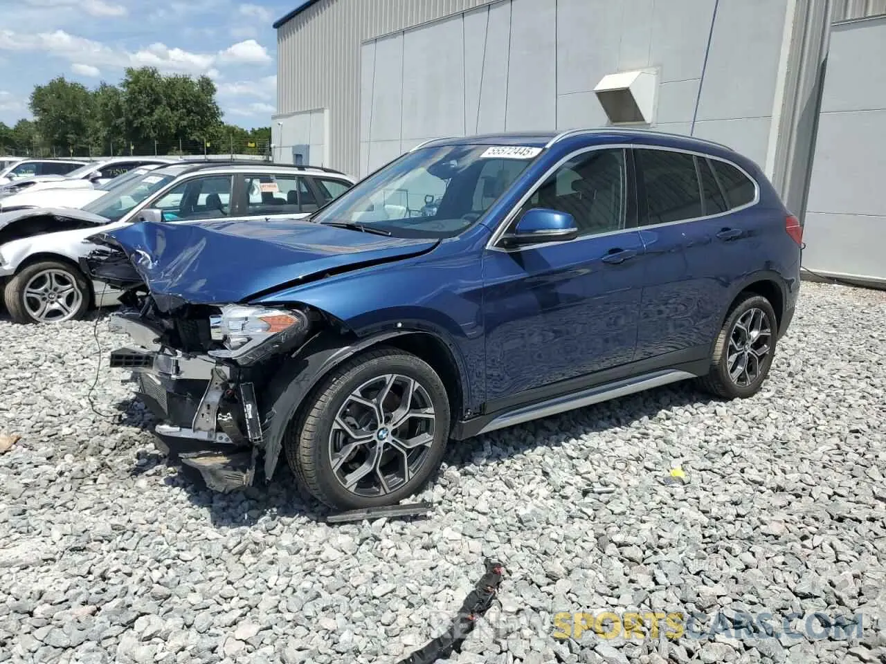 1 Photograph of a damaged car WBXJG7C06M5S00879 BMW X1 2021