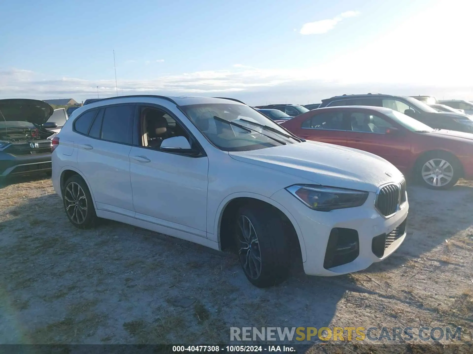 1 Photograph of a damaged car WBXJG7C07M5S52425 BMW X1 2021