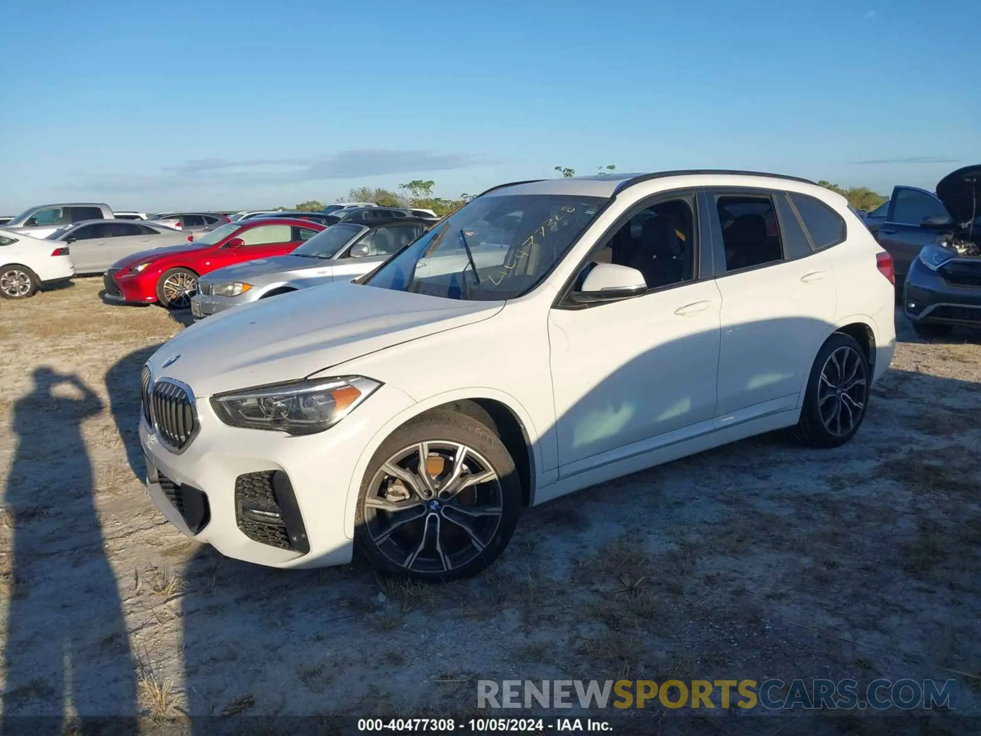 2 Photograph of a damaged car WBXJG7C07M5S52425 BMW X1 2021