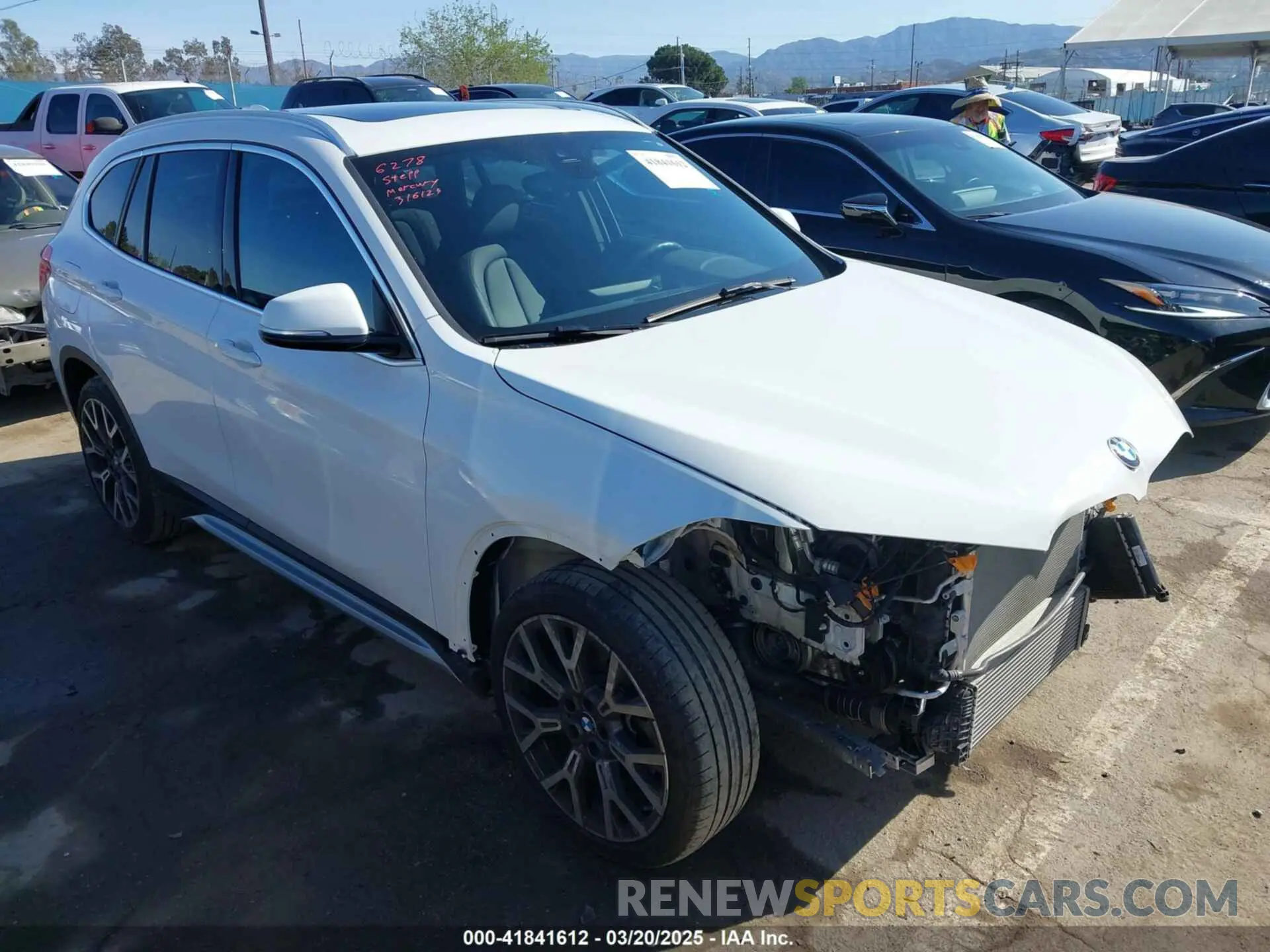 1 Photograph of a damaged car WBXJG7C08M5S34659 BMW X1 2021