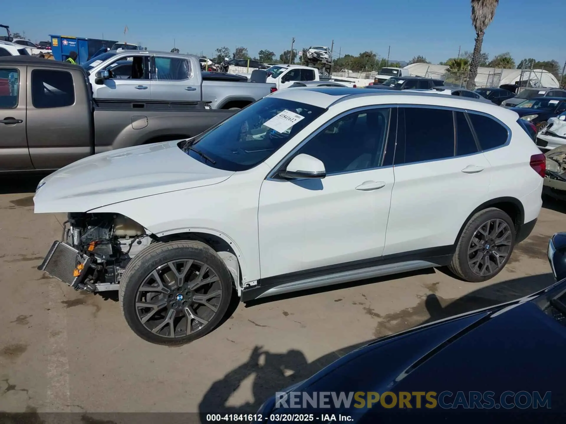 15 Photograph of a damaged car WBXJG7C08M5S34659 BMW X1 2021