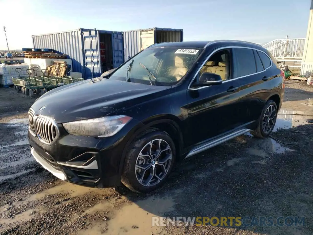1 Фотография поврежденного автомобиля WBXJG7C08M5T86974 BMW X1 2021