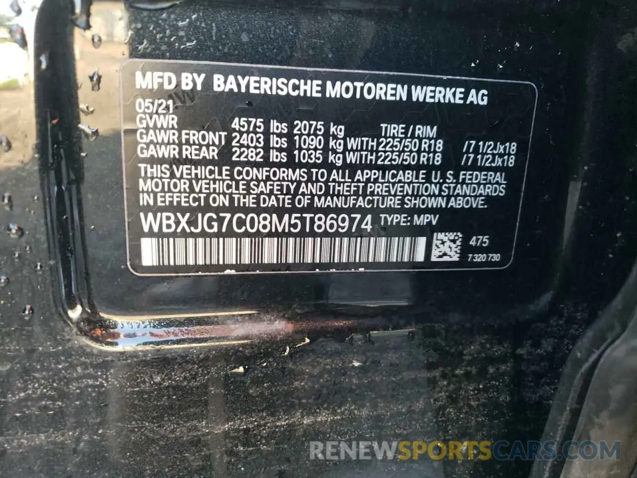 13 Фотография поврежденного автомобиля WBXJG7C08M5T86974 BMW X1 2021