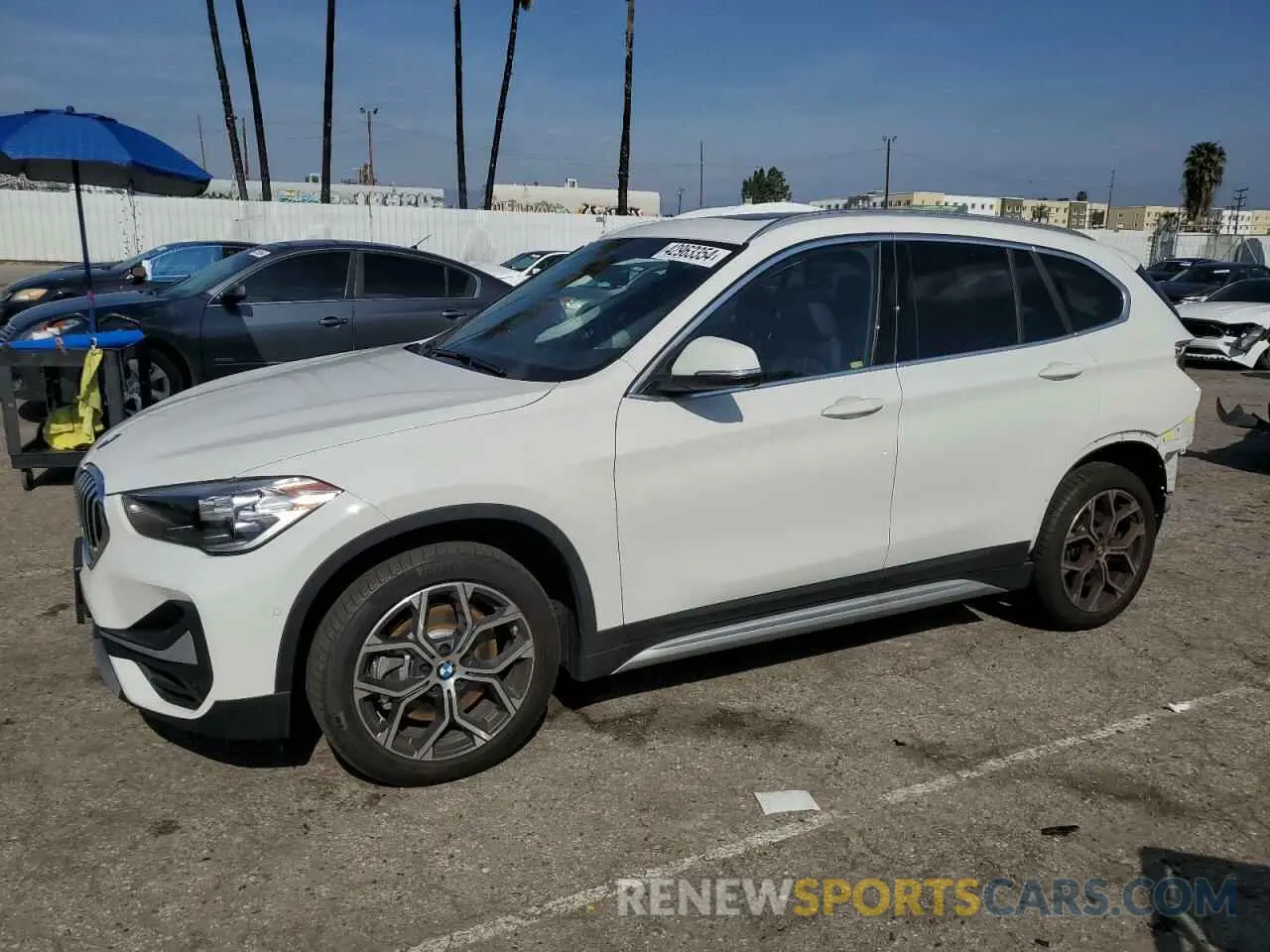 1 Photograph of a damaged car WBXJG7C08M5U26762 BMW X1 2021