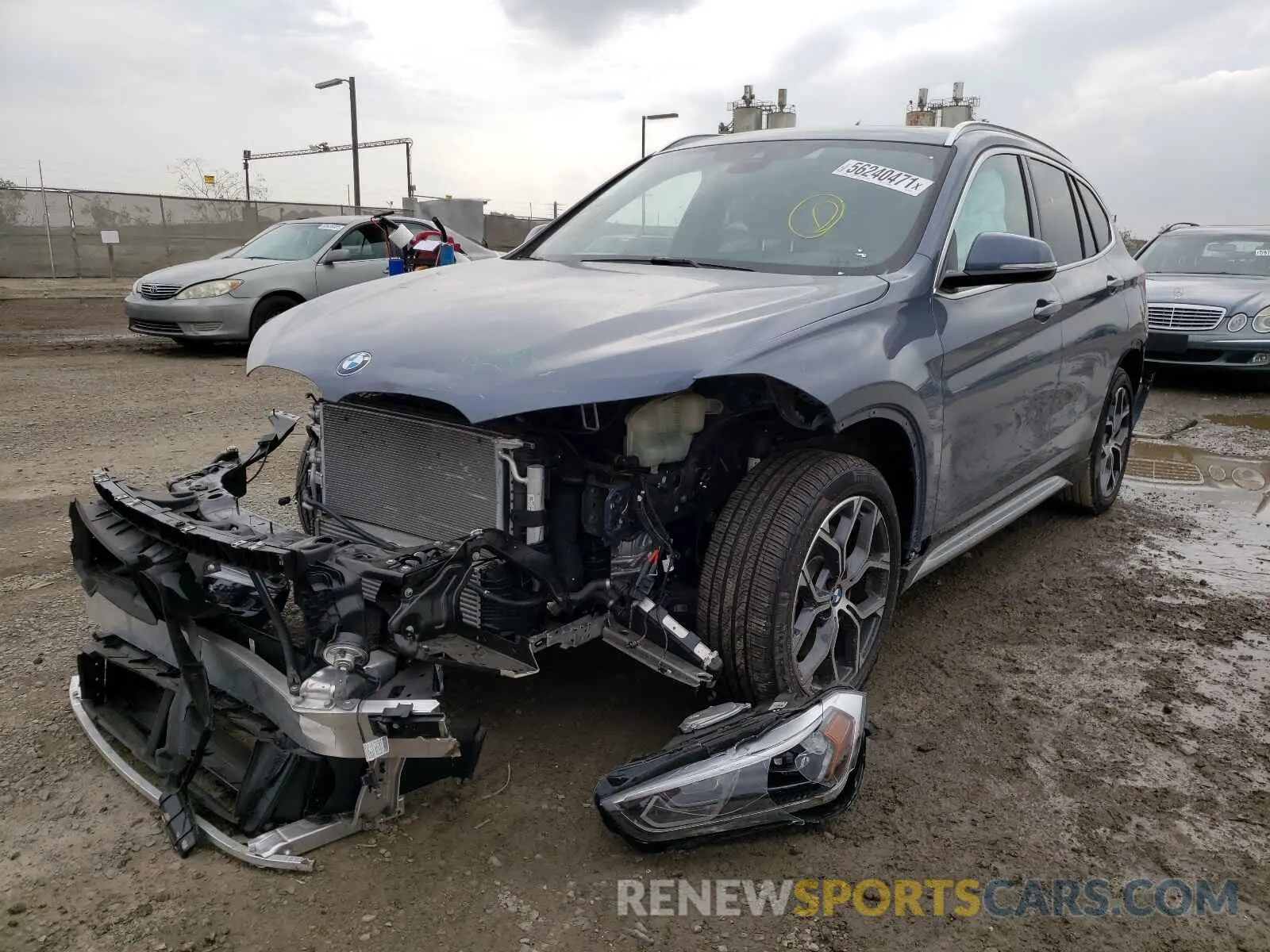 2 Фотография поврежденного автомобиля WBXJG7C09M3M68367 BMW X1 2021