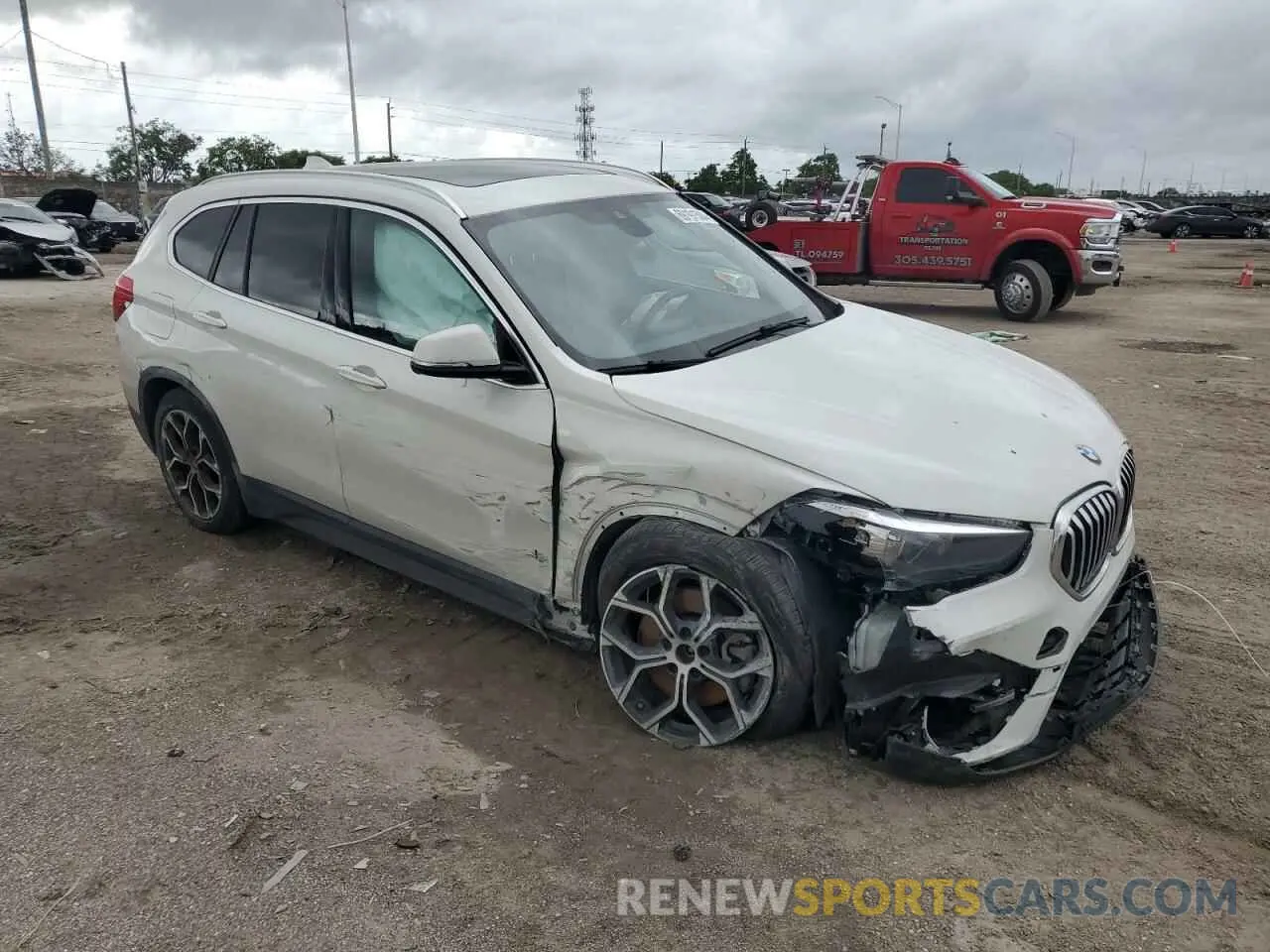 4 Photograph of a damaged car WBXJG7C09M5T38898 BMW X1 2021