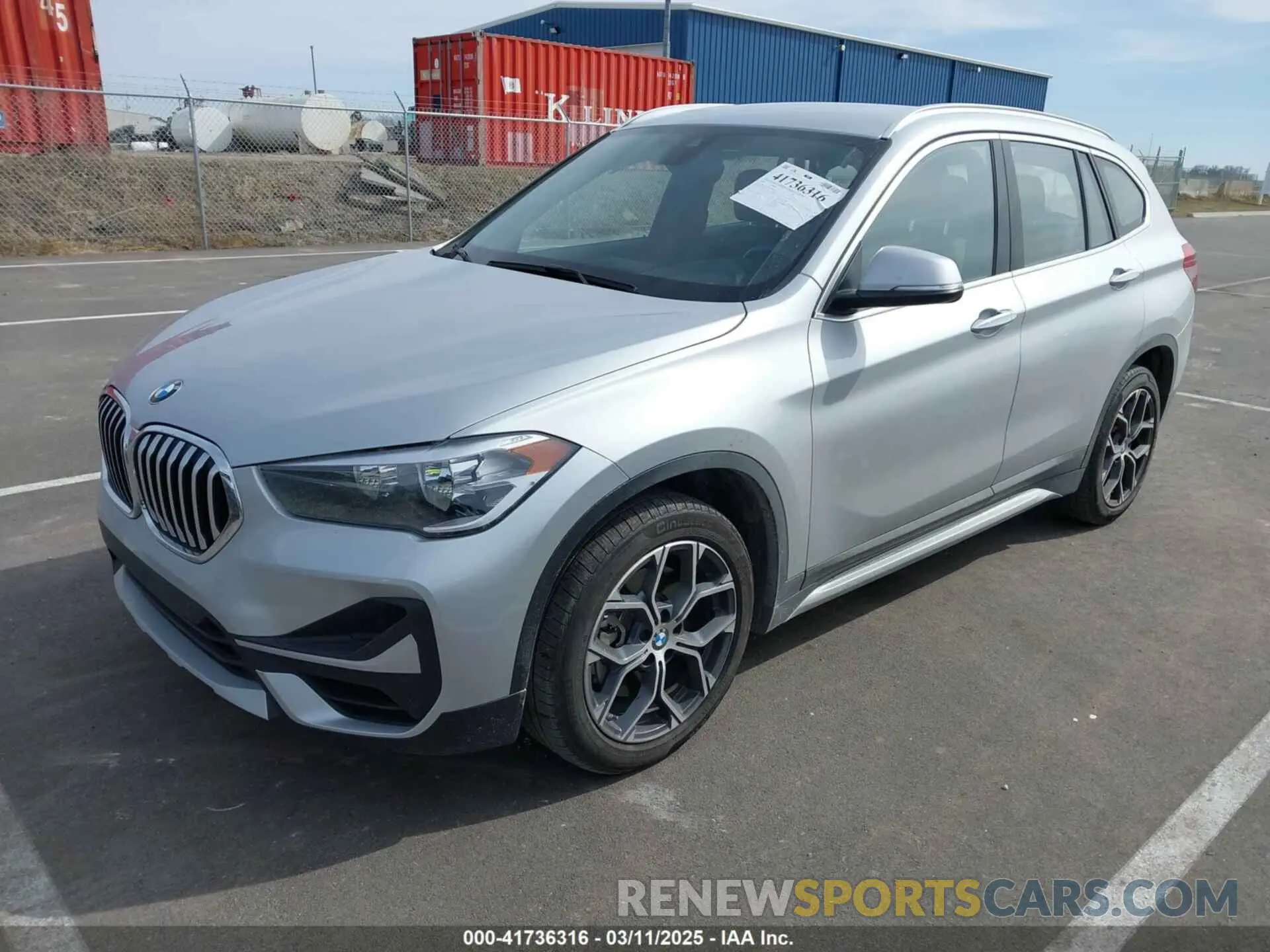 2 Photograph of a damaged car WBXJG9C02M5S26553 BMW X1 2021