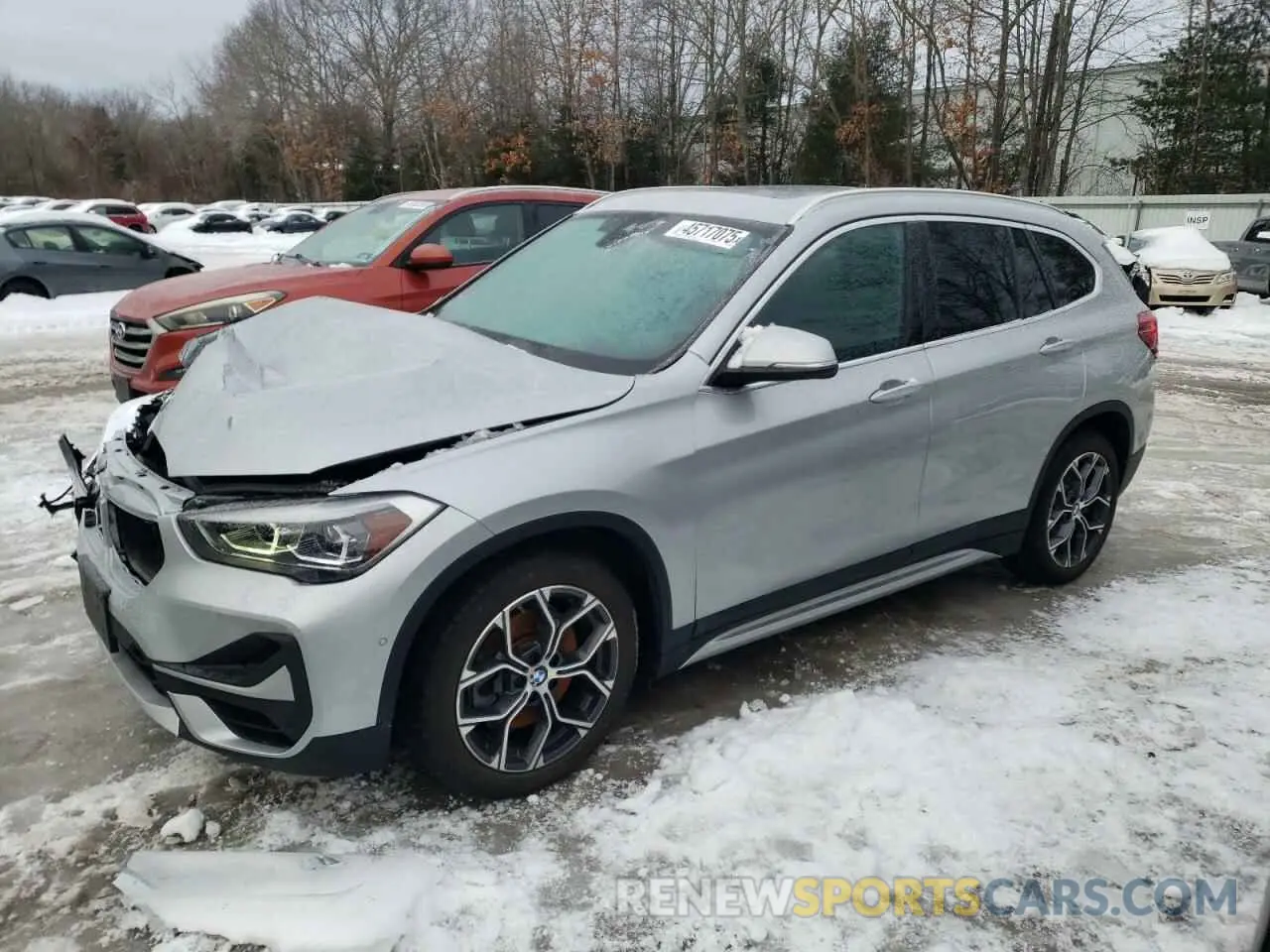 1 Photograph of a damaged car WBXJG9C02M5T38320 BMW X1 2021