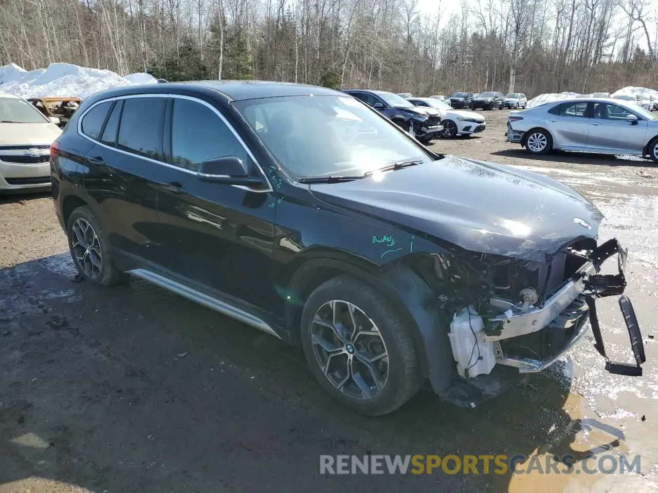 4 Photograph of a damaged car WBXJG9C03M5U08214 BMW X1 2021