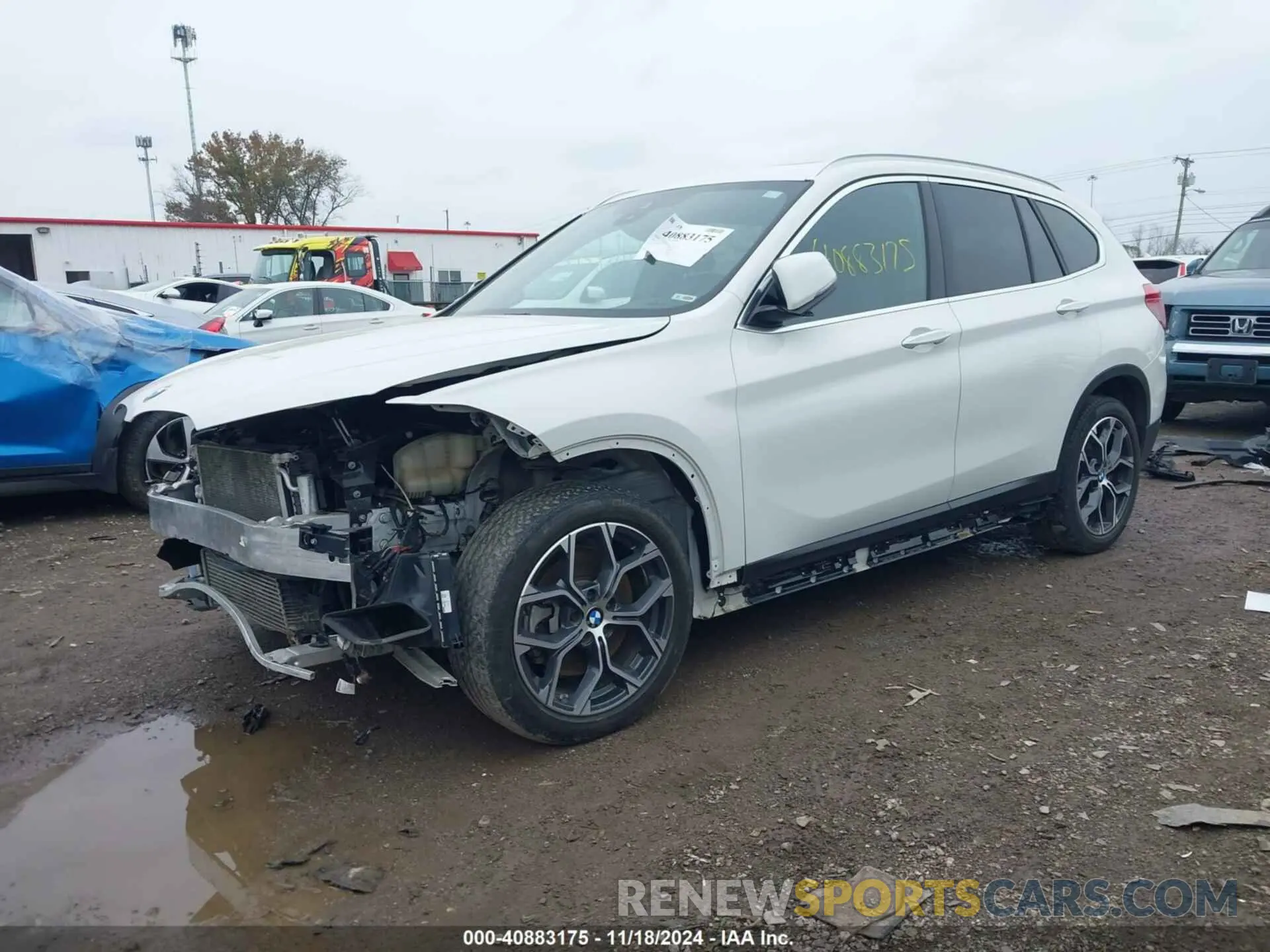 2 Photograph of a damaged car WBXJG9C04M5U06214 BMW X1 2021