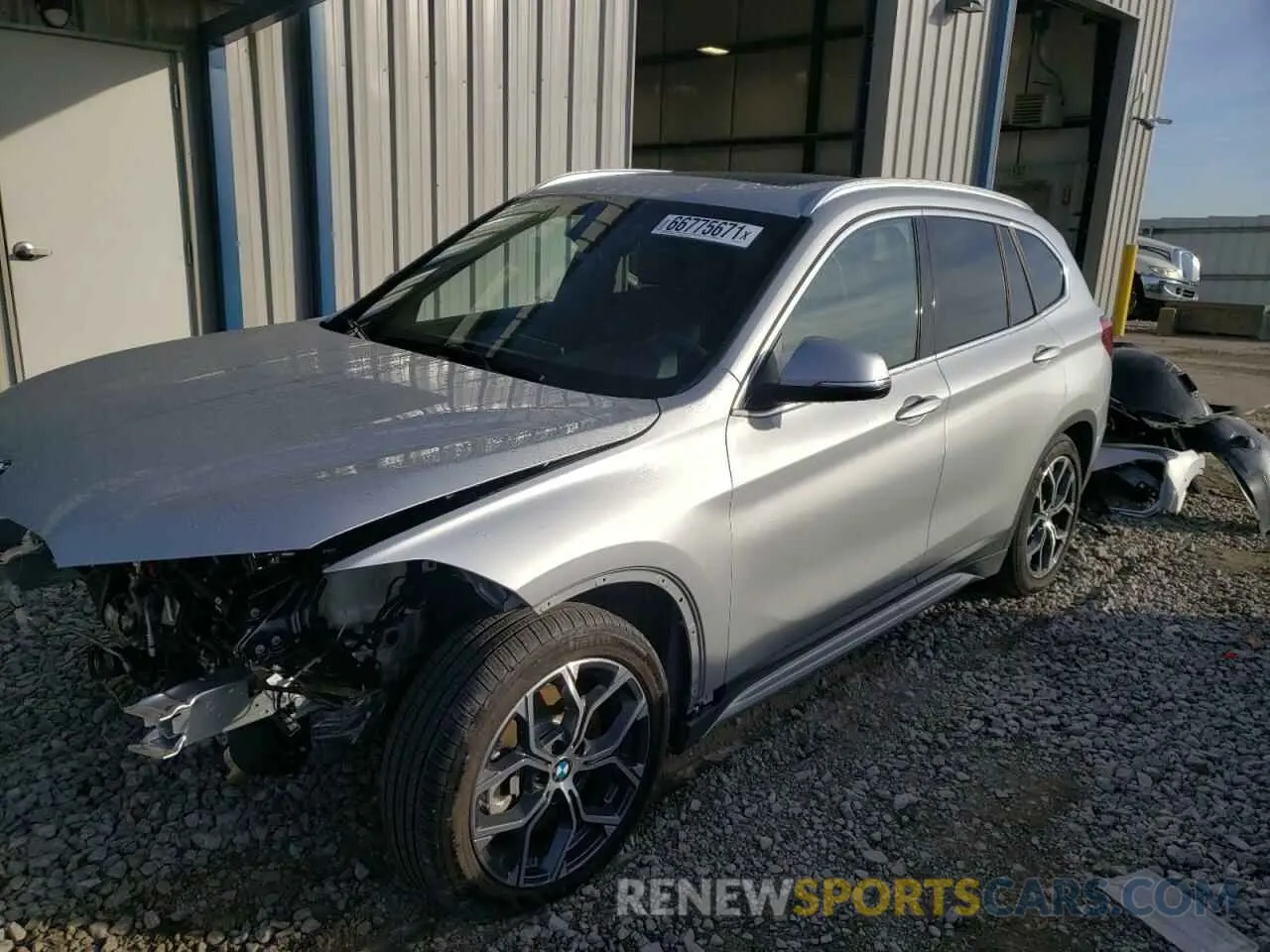 2 Photograph of a damaged car WBXJG9C06M5S51259 BMW X1 2021