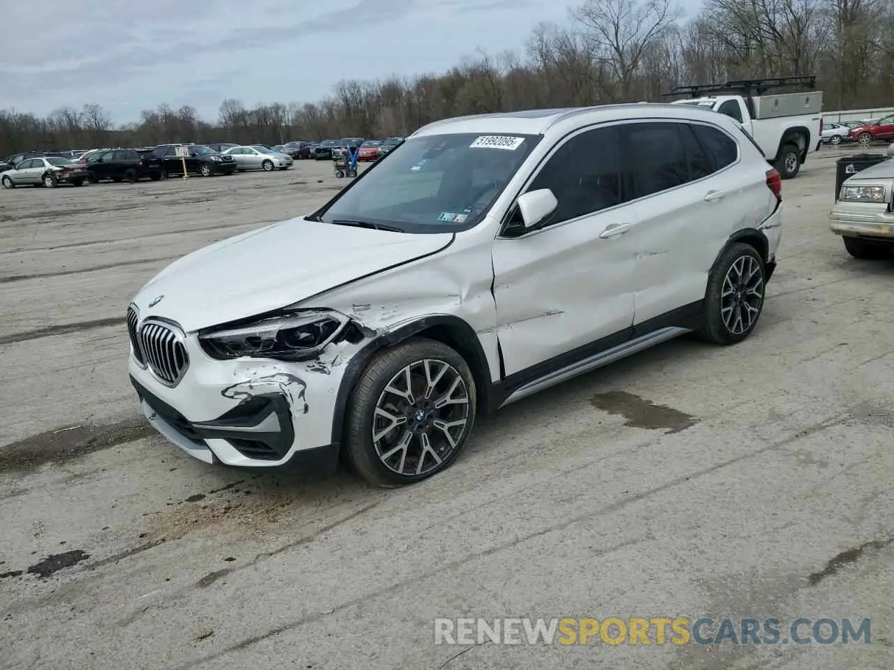 1 Photograph of a damaged car WBXJG9C09M3M72494 BMW X1 2021