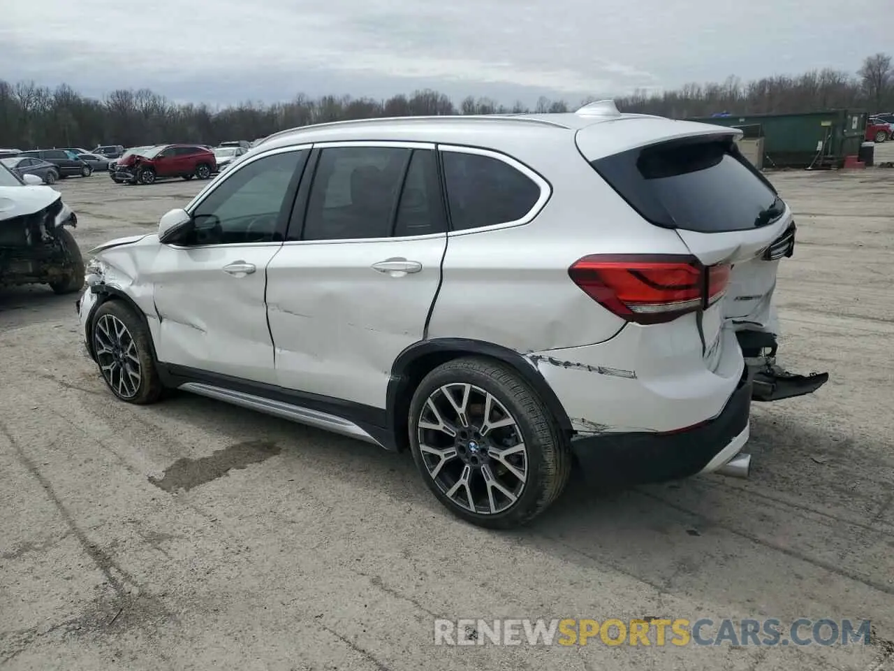 2 Photograph of a damaged car WBXJG9C09M3M72494 BMW X1 2021