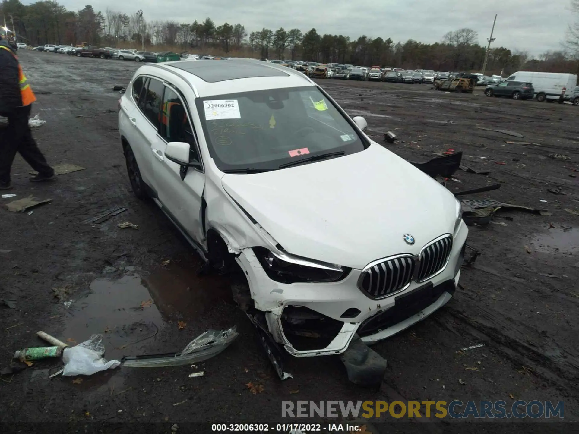 1 Photograph of a damaged car WBXJG9C0XM3M72276 BMW X1 2021