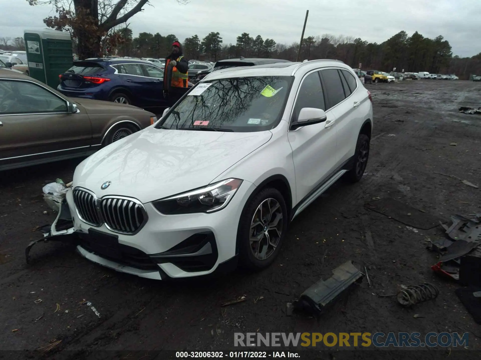 2 Photograph of a damaged car WBXJG9C0XM3M72276 BMW X1 2021