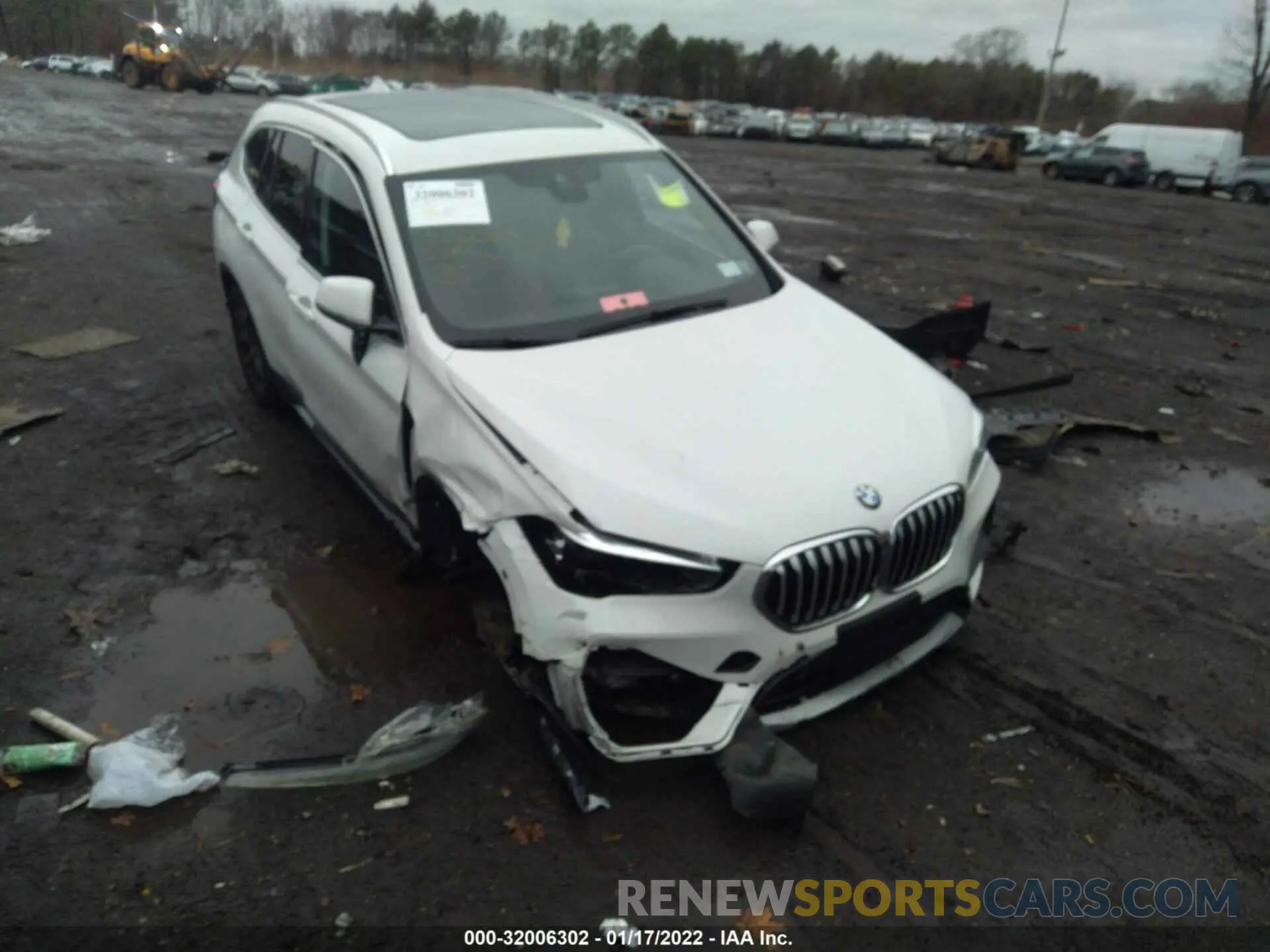 6 Photograph of a damaged car WBXJG9C0XM3M72276 BMW X1 2021
