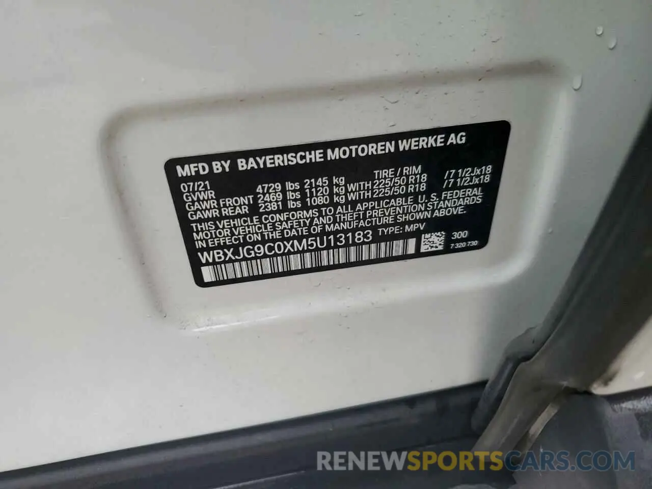 15 Фотография поврежденного автомобиля WBXJG9C0XM5U13183 BMW X1 2021