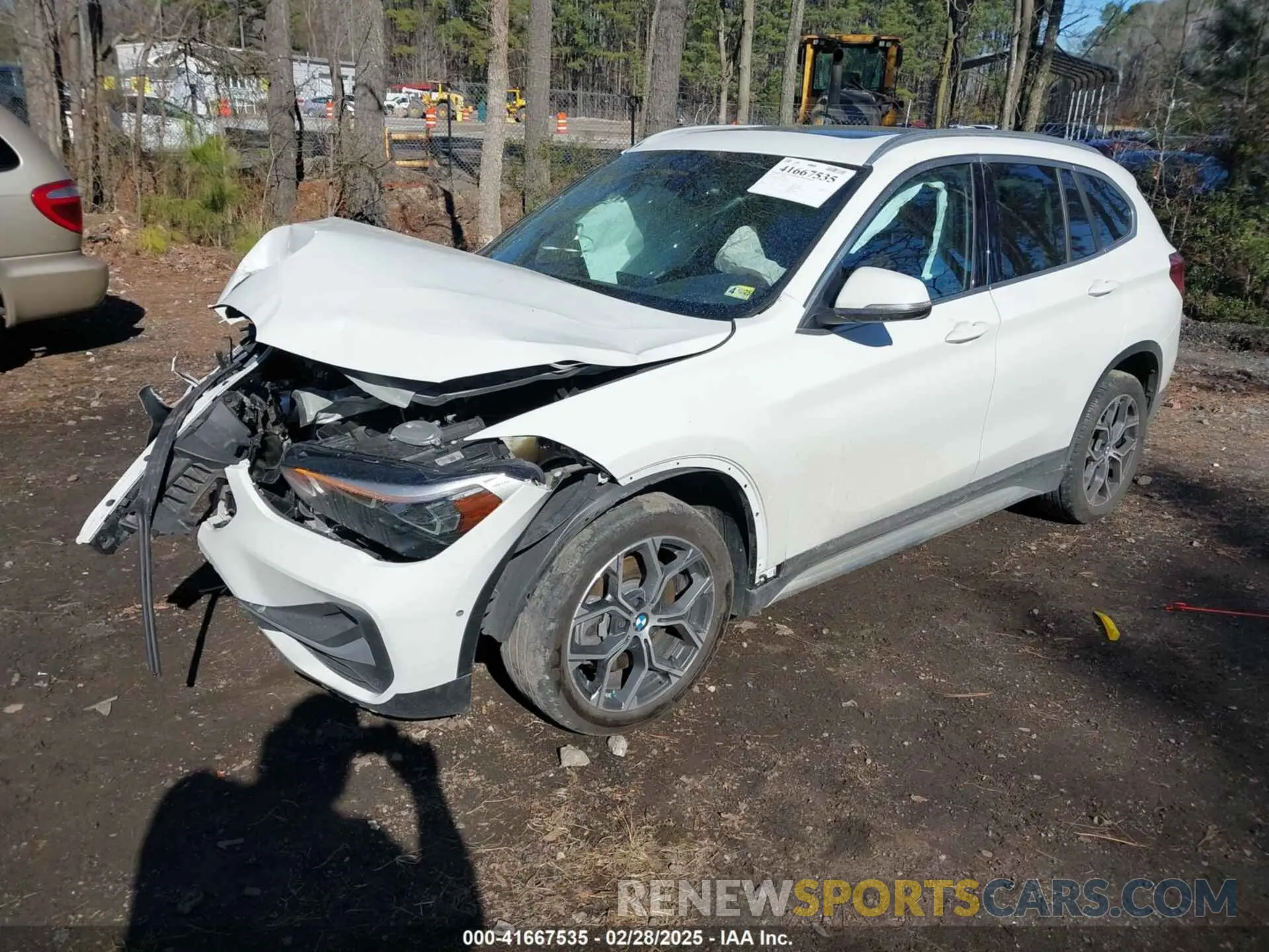 2 Photograph of a damaged car WBXJG9C04N5V16794 BMW X1 2022