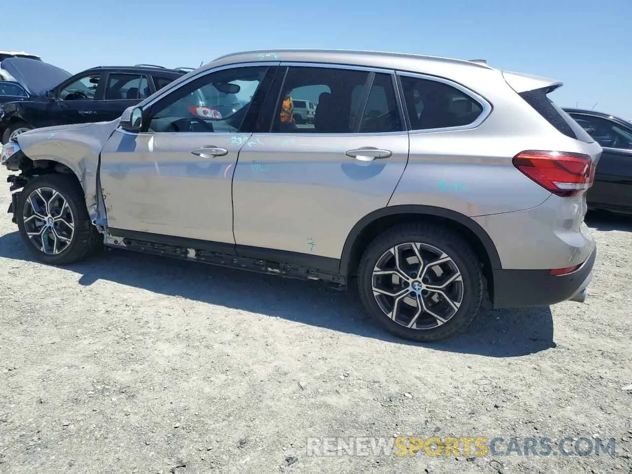 2 Photograph of a damaged car WBXJG9C0XN5V40453 BMW X1 2022