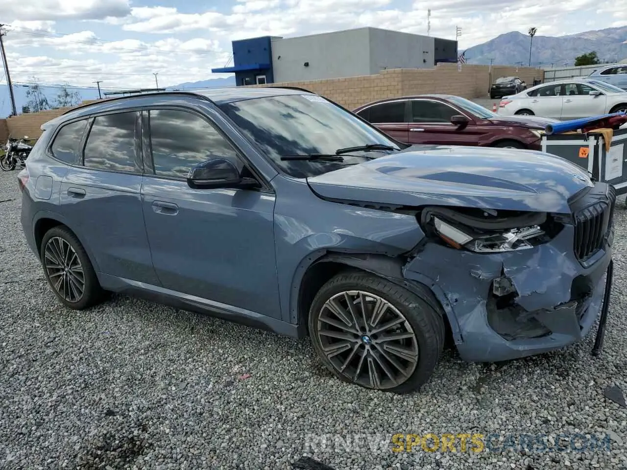 4 Photograph of a damaged car WBX73EF00P5W09504 BMW X1 2023