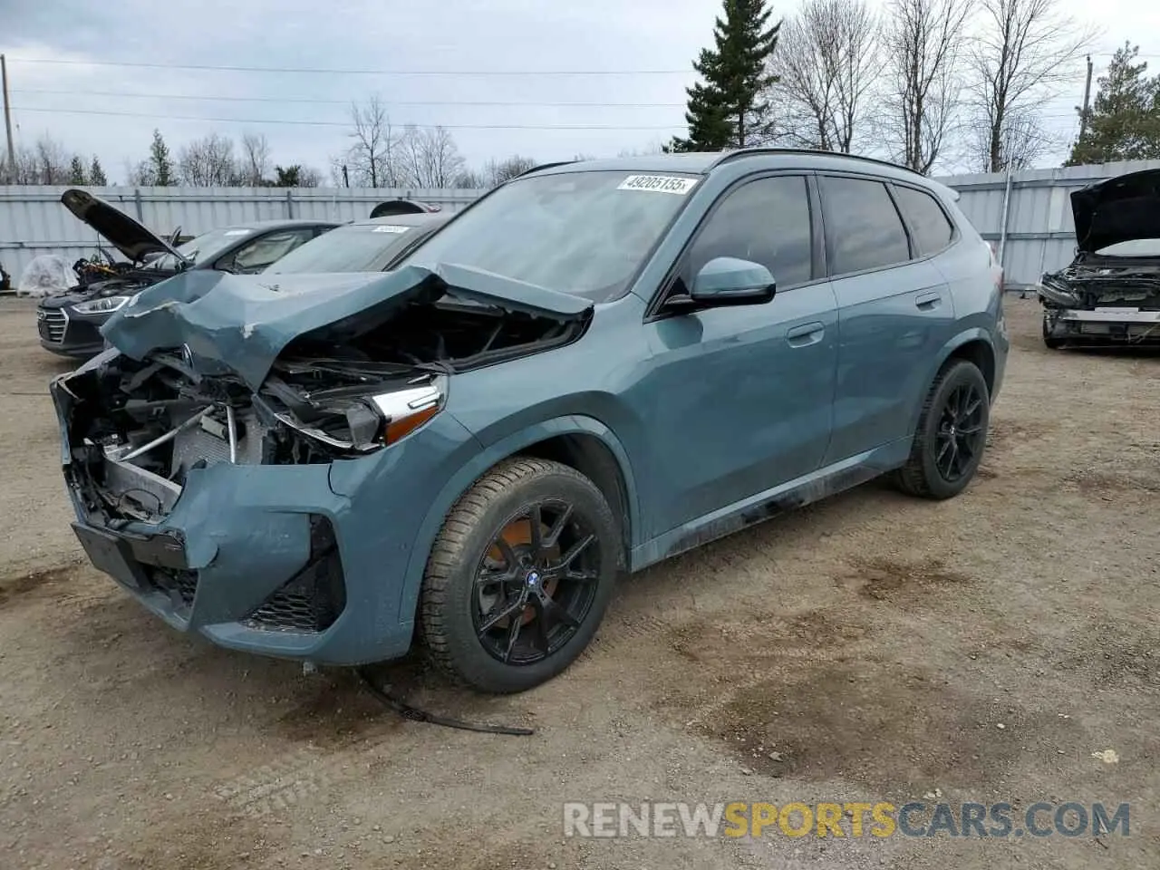 1 Photograph of a damaged car WBX73EF02P5W11223 BMW X1 2023