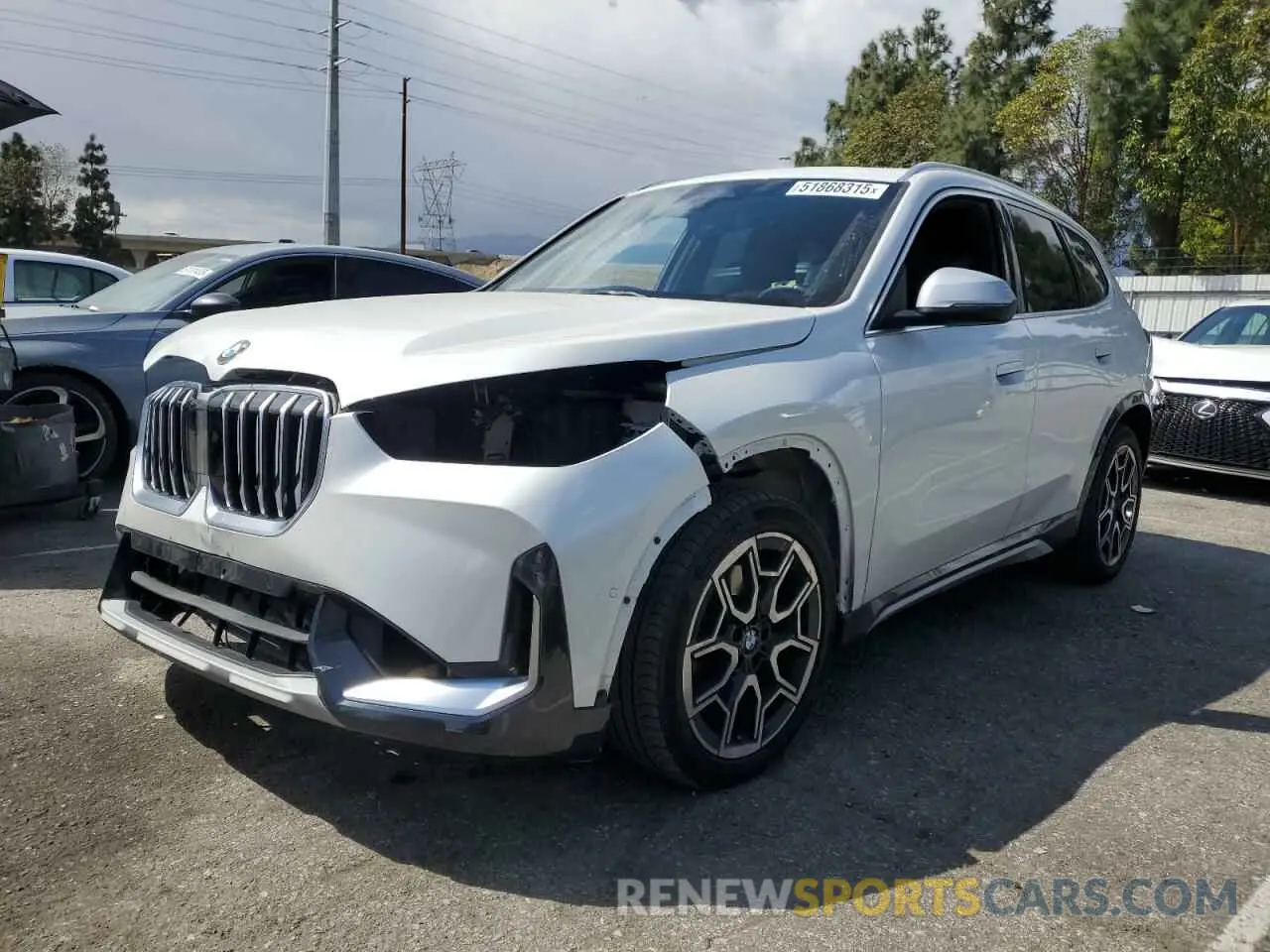 1 Фотография поврежденного автомобиля WBX73EF02P5W88156 BMW X1 2023