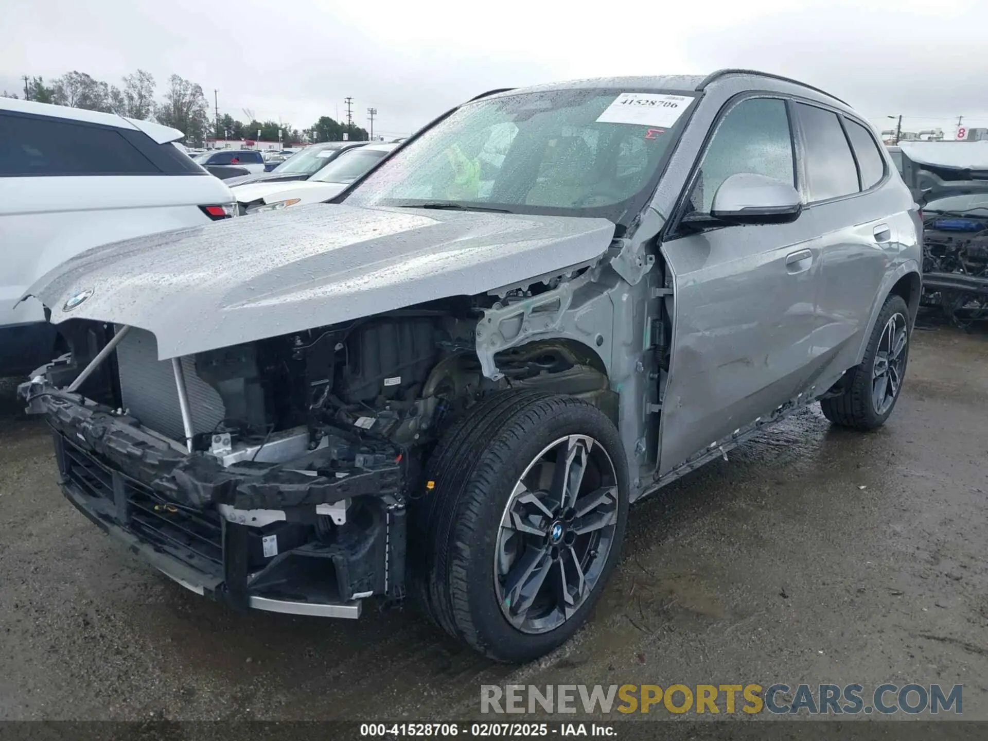 2 Photograph of a damaged car WBX73EF02P5X48940 BMW X1 2023