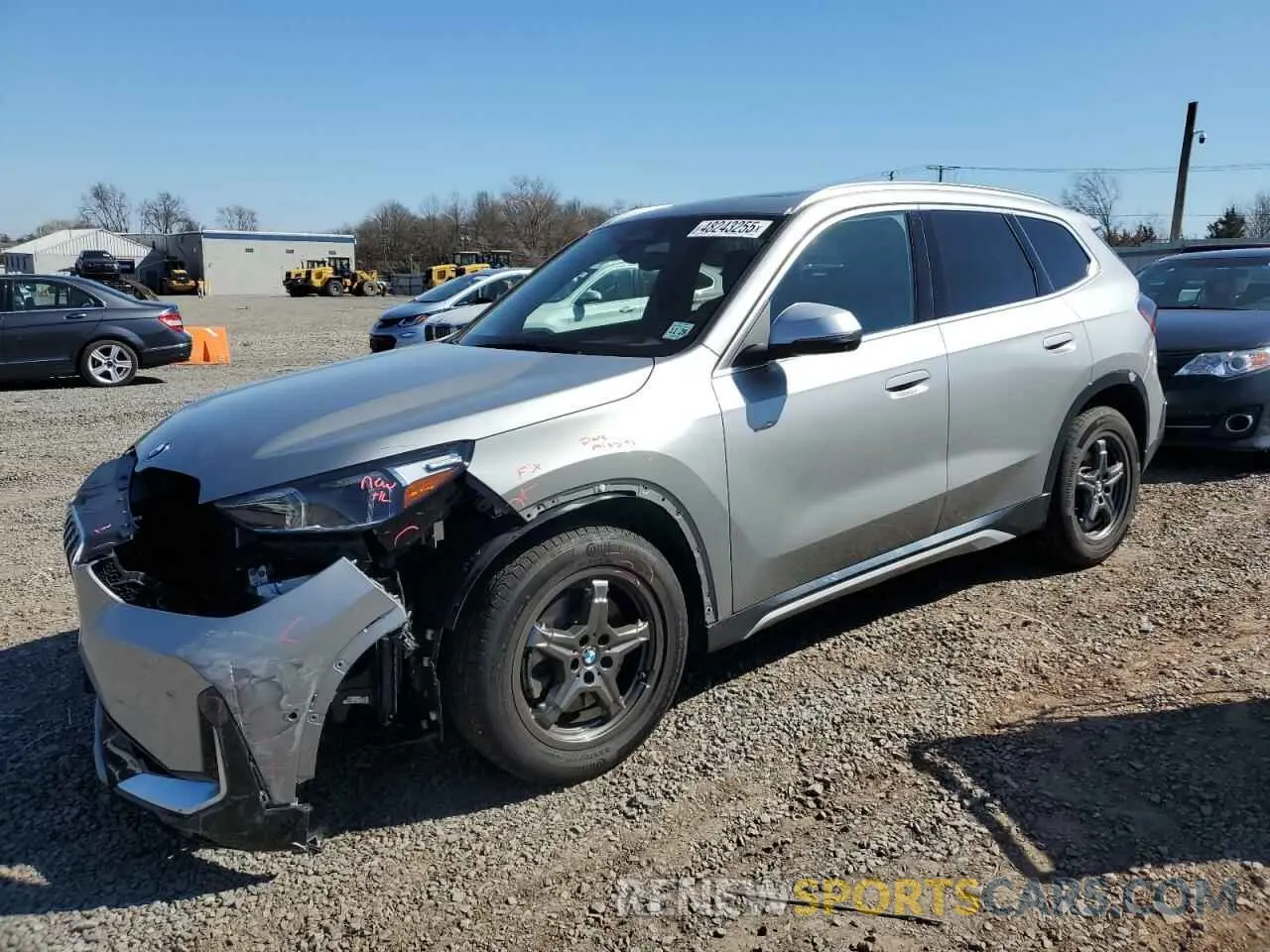 1 Photograph of a damaged car WBX73EF02P5Y03256 BMW X1 2023