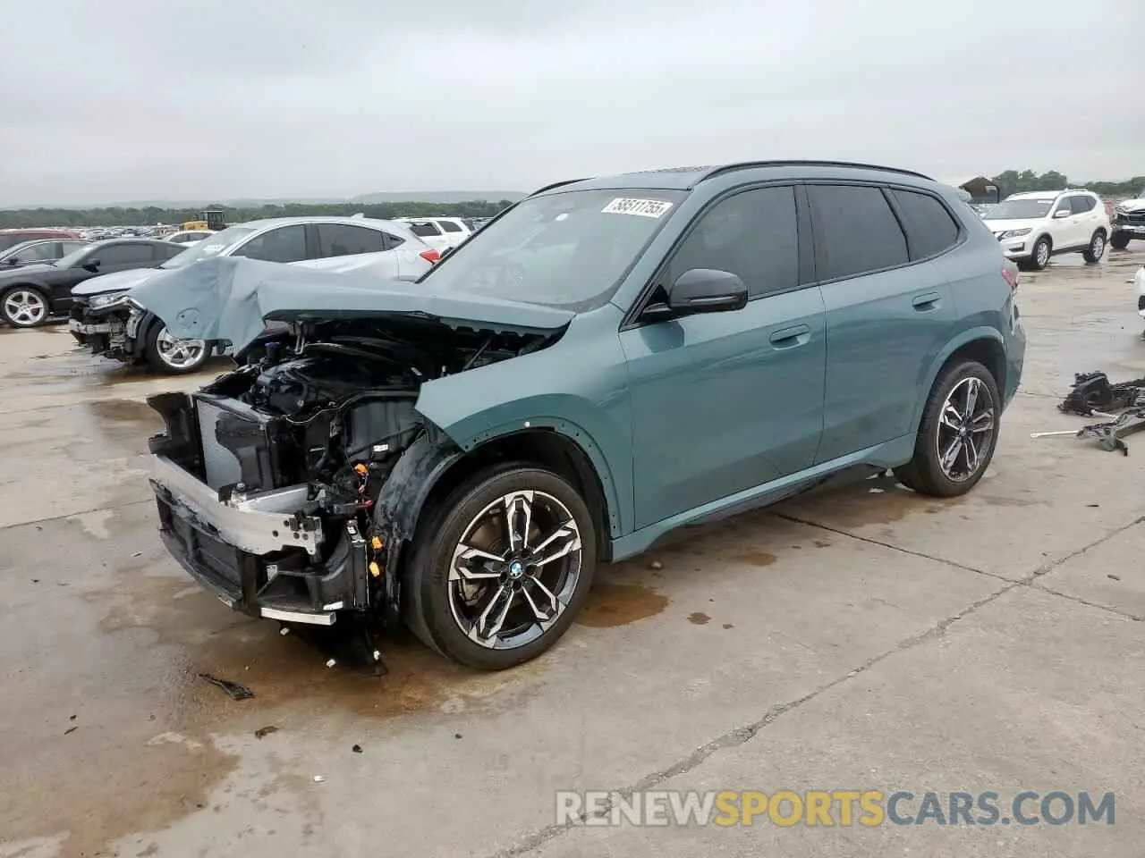 1 Photograph of a damaged car WBX73EF04P5X18192 BMW X1 2023