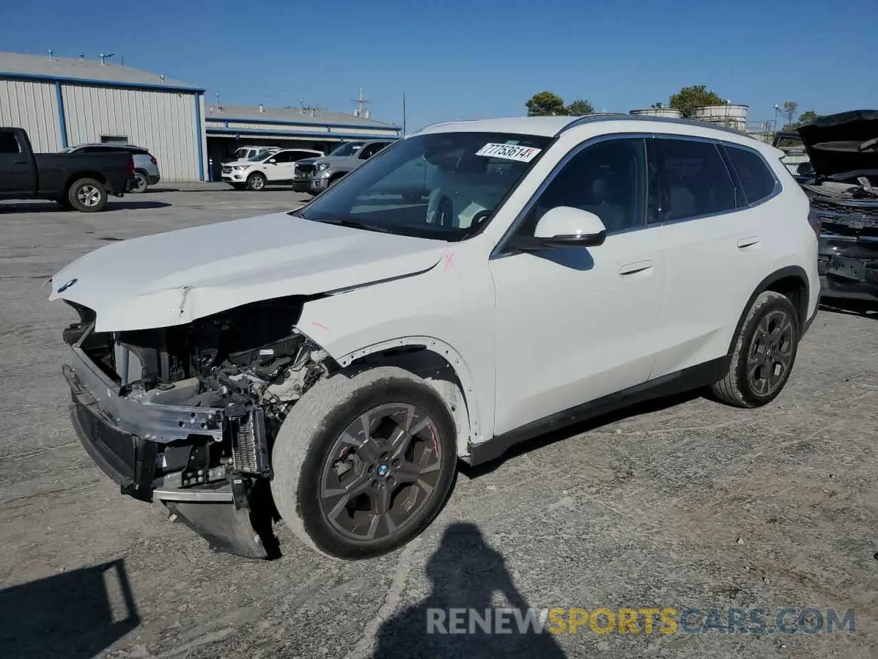 1 Photograph of a damaged car WBX73EF06P5W57928 BMW X1 2023