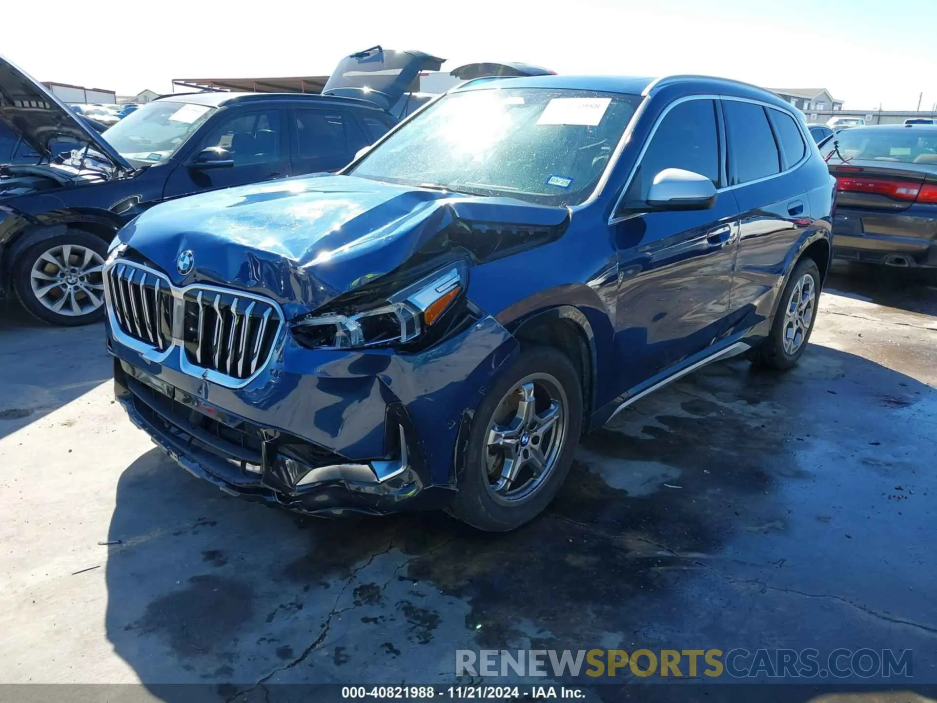 2 Фотография поврежденного автомобиля WBX73EF06P5X21787 BMW X1 2023