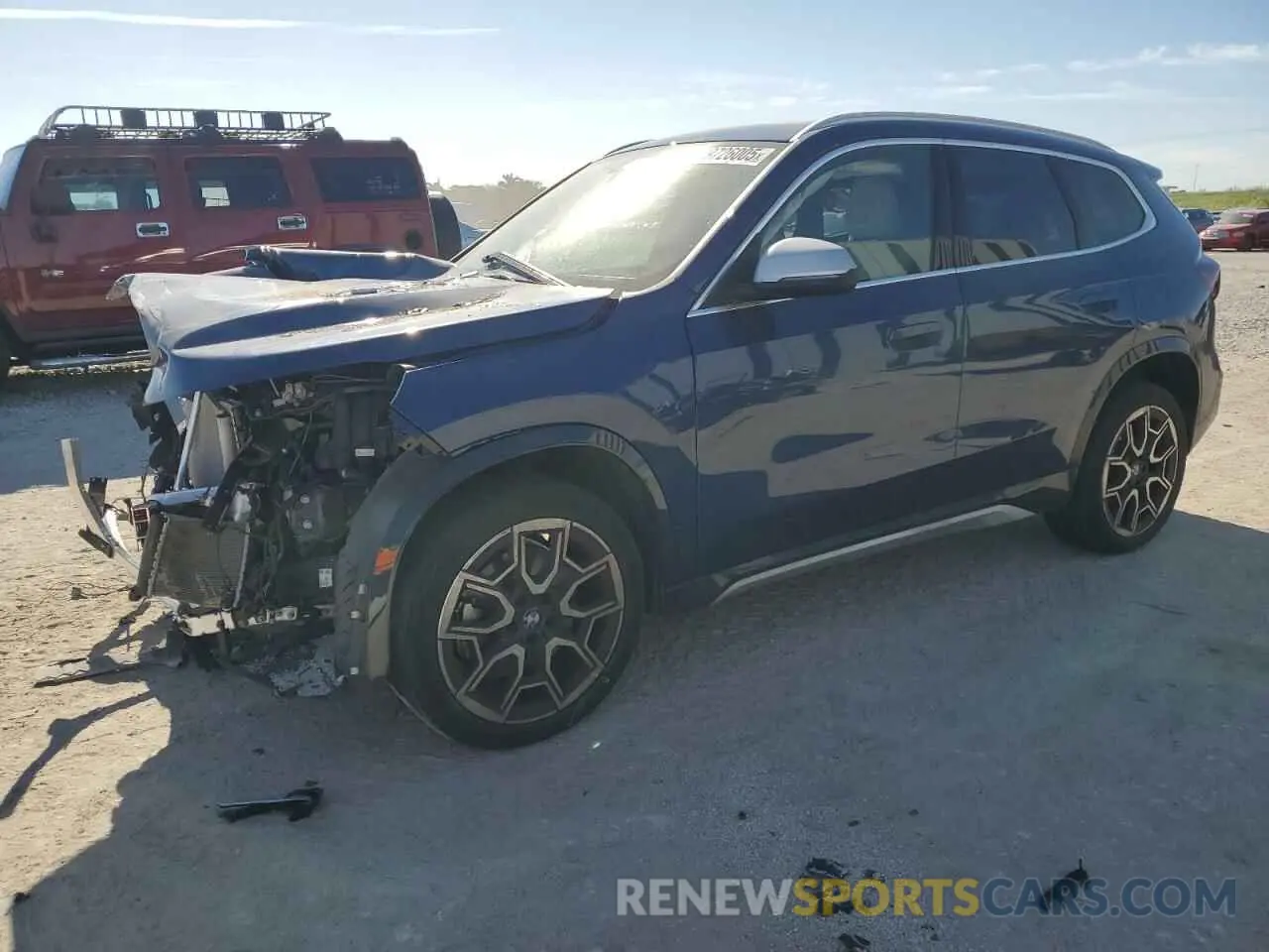 1 Photograph of a damaged car WBX73EF06P5X43840 BMW X1 2023