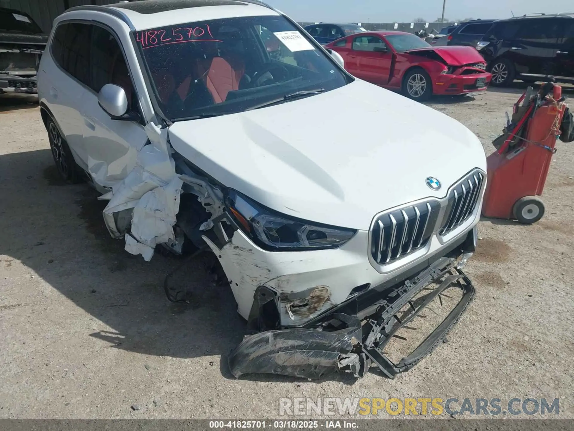 6 Photograph of a damaged car WBX73EF07P5W32455 BMW X1 2023