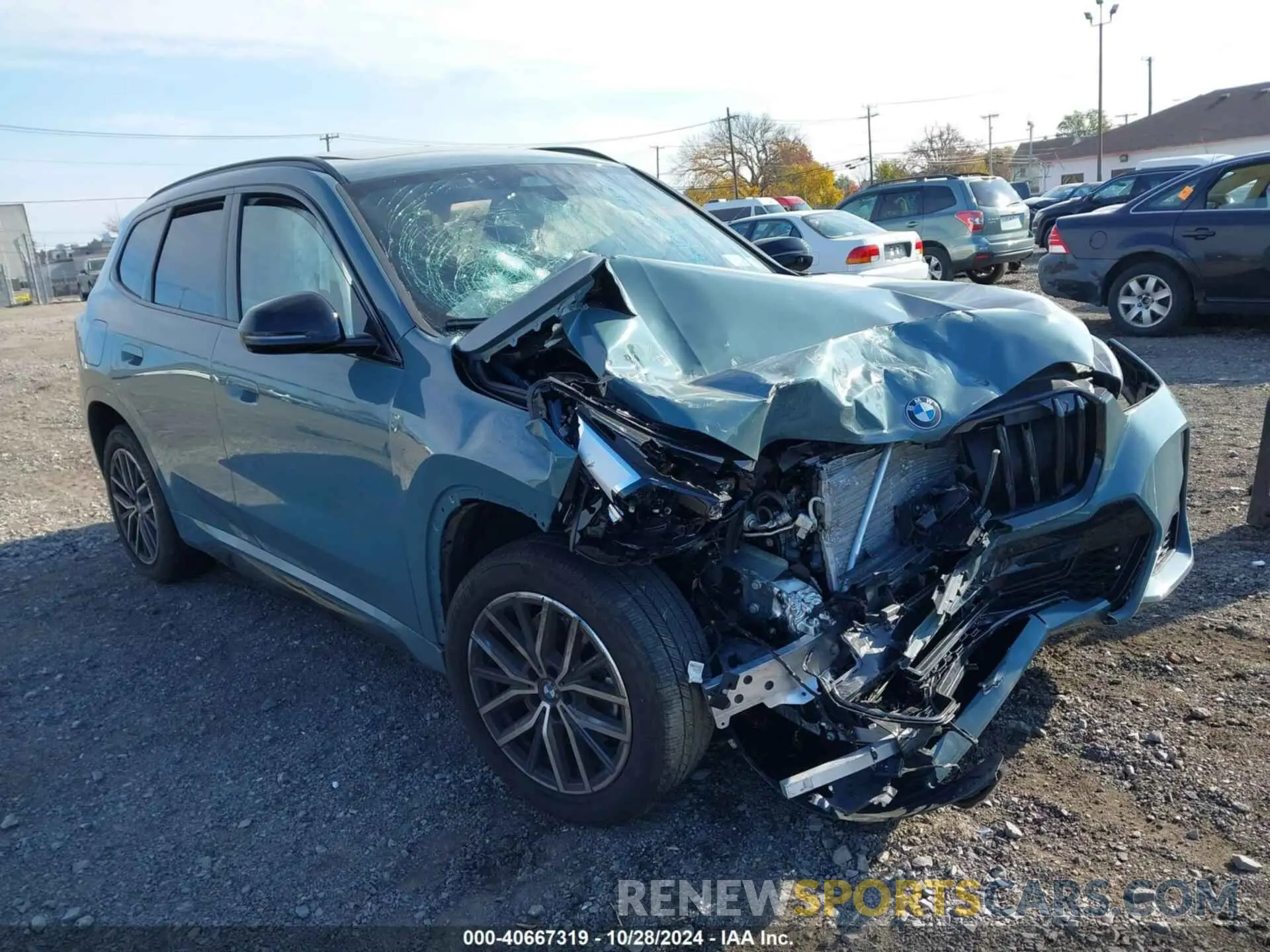 1 Photograph of a damaged car WBX73EF08P5W08620 BMW X1 2023