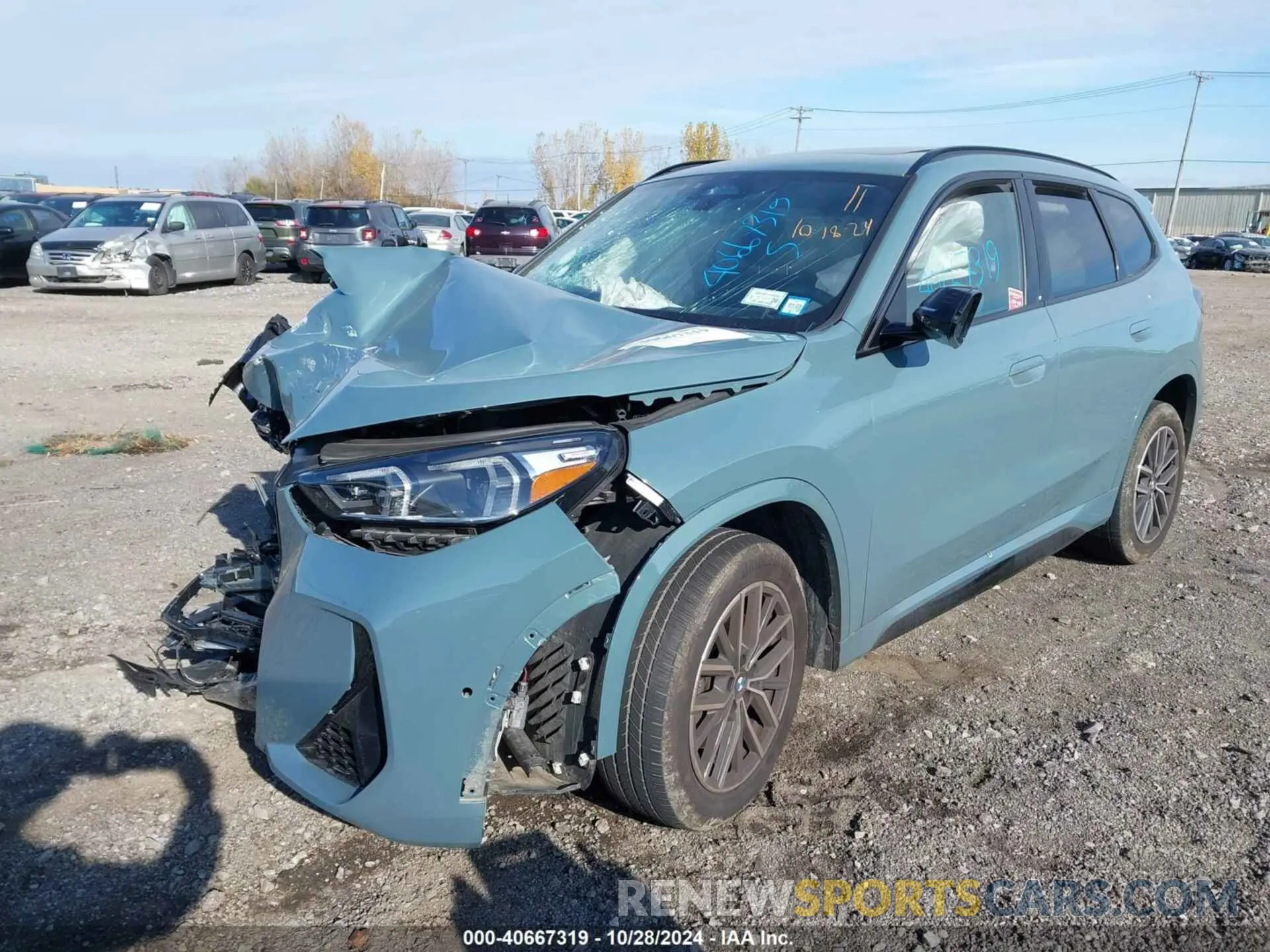 2 Photograph of a damaged car WBX73EF08P5W08620 BMW X1 2023