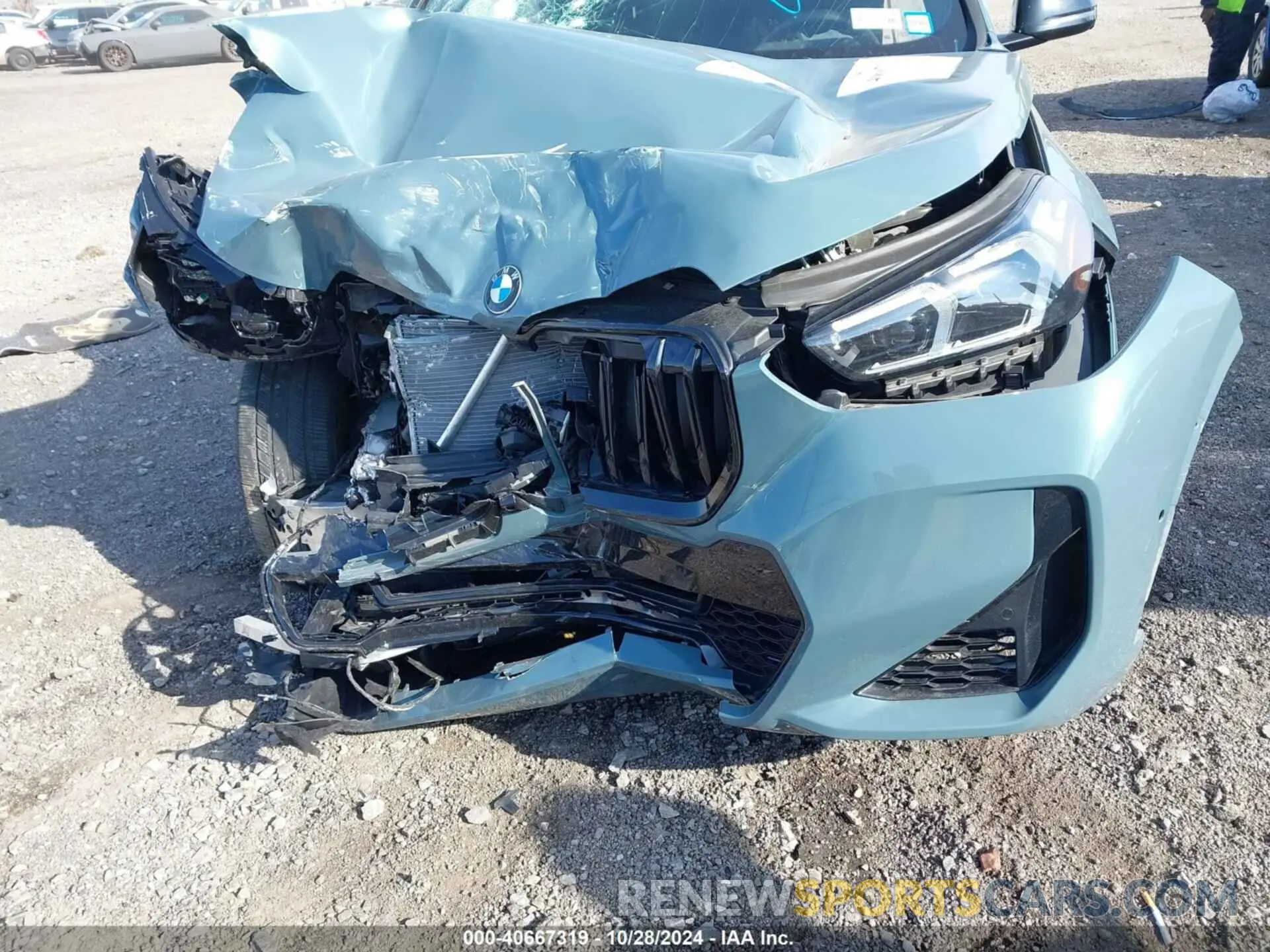 6 Photograph of a damaged car WBX73EF08P5W08620 BMW X1 2023