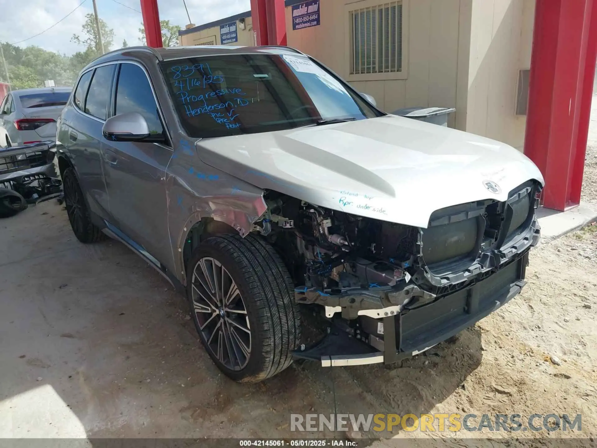 1 Фотография поврежденного автомобиля WBX73EF09P5W51069 BMW X1 2023