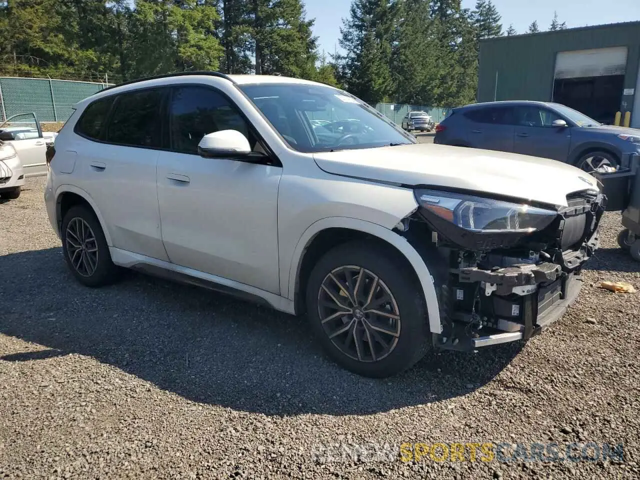 4 Photograph of a damaged car WBX73EF09P5X36168 BMW X1 2023