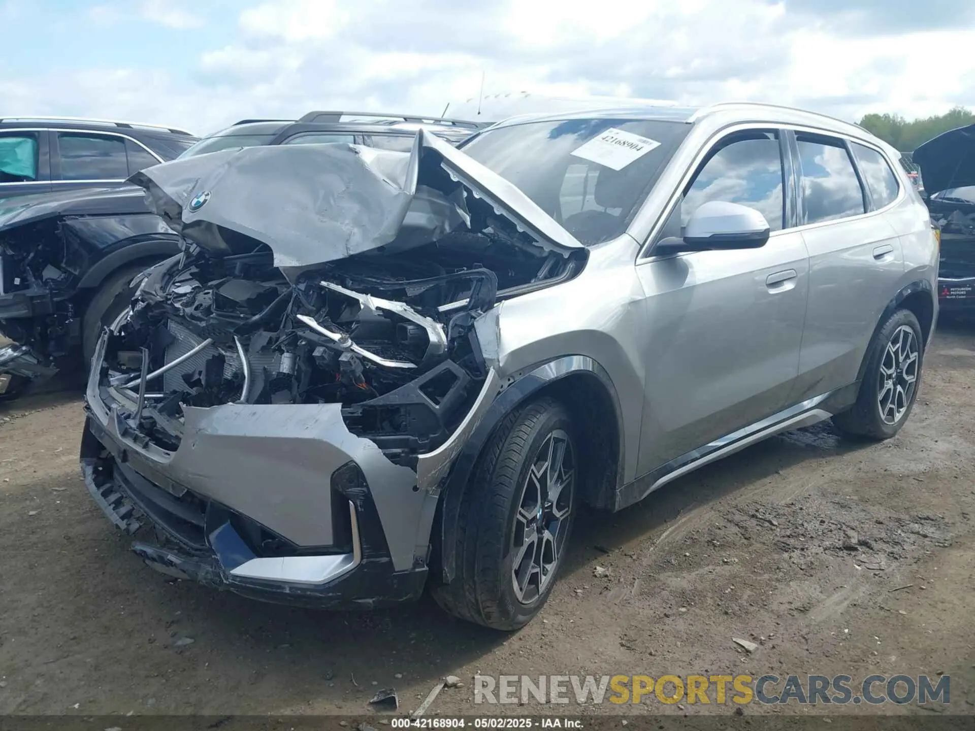2 Photograph of a damaged car WBX73EF01R5Z34018 BMW X1 2024