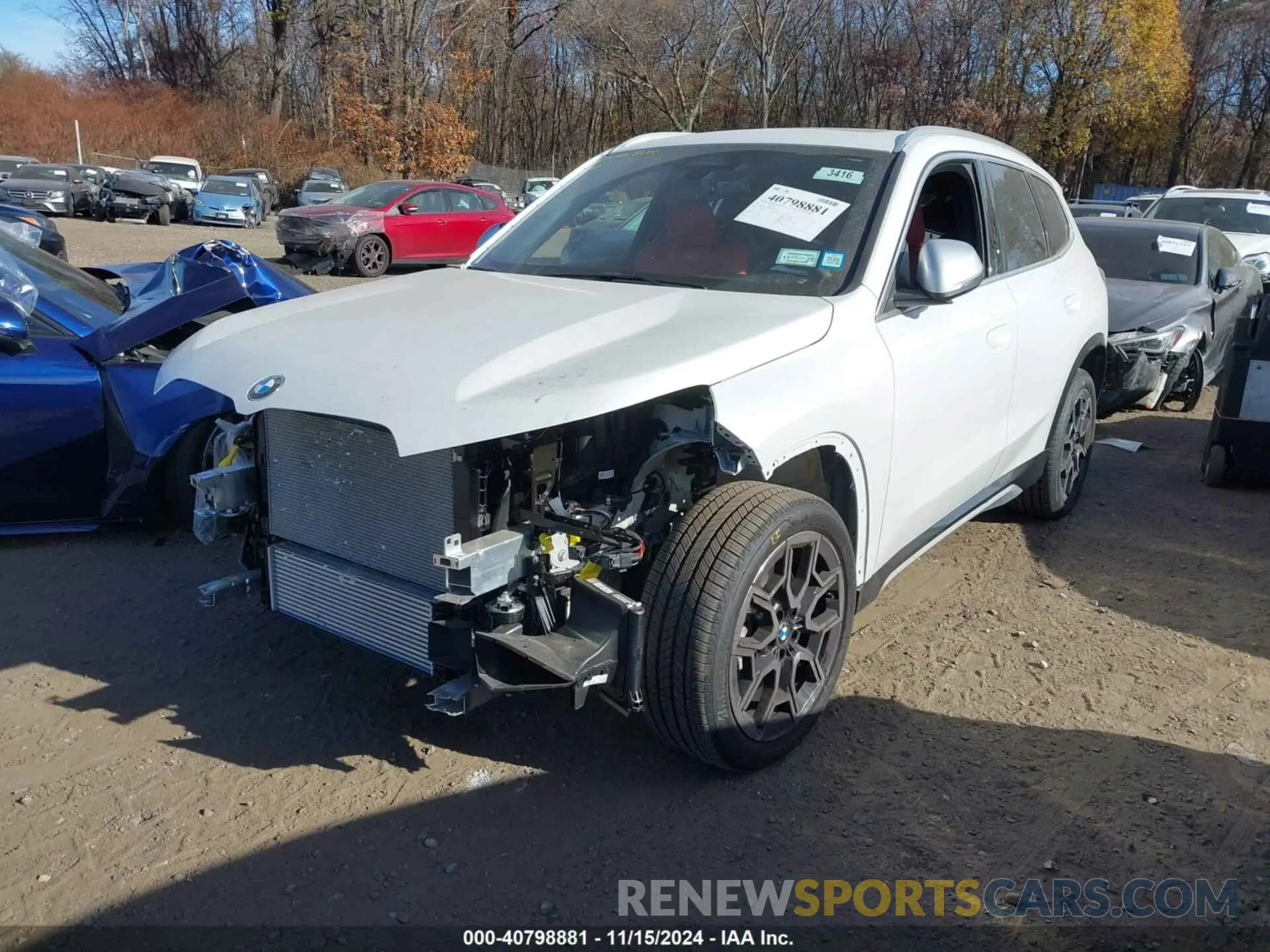 2 Photograph of a damaged car WBX73EF04R5030454 BMW X1 2024